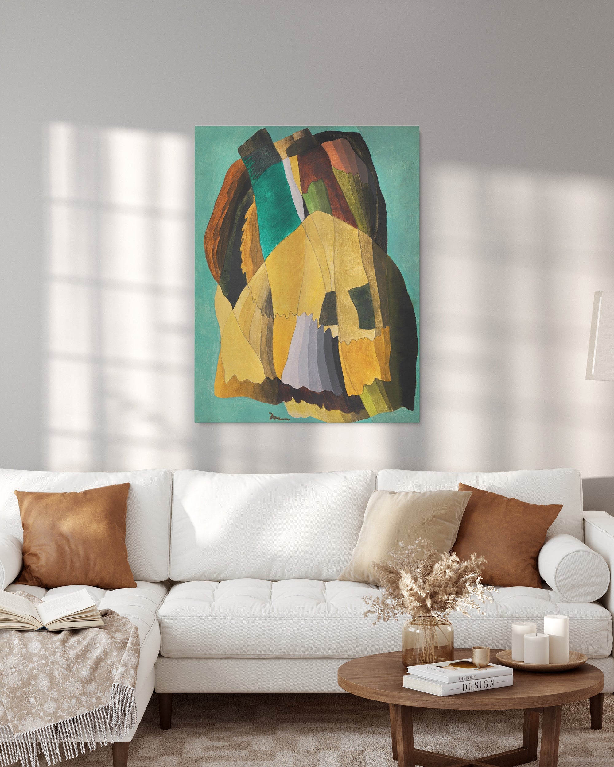 Canvas print "Seaside Road" by Arthur Dove - reproduction of an abstract landscape - 2