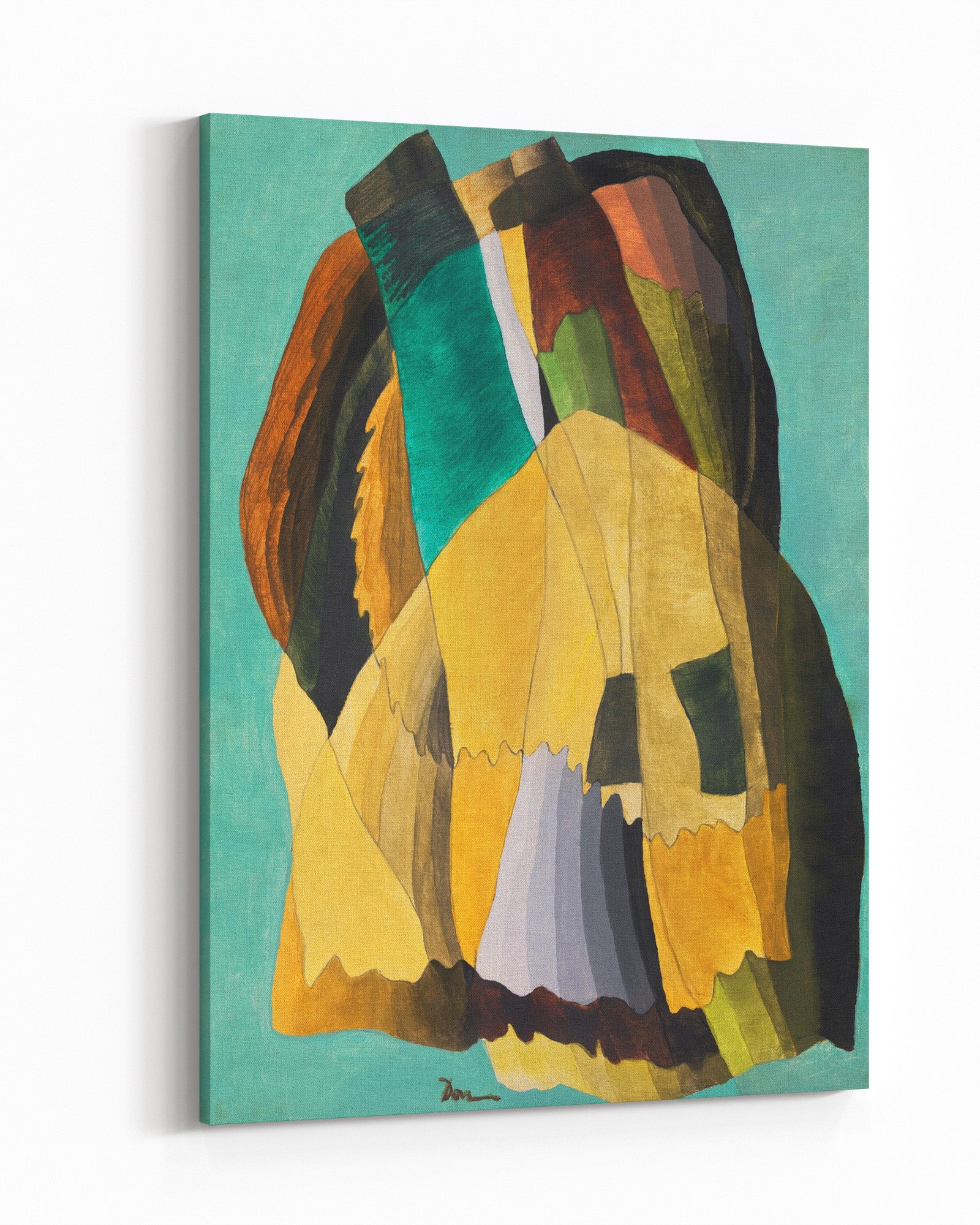 Canvas print "Seaside Road" by Arthur Dove - reproduction of an abstract landscape - 1