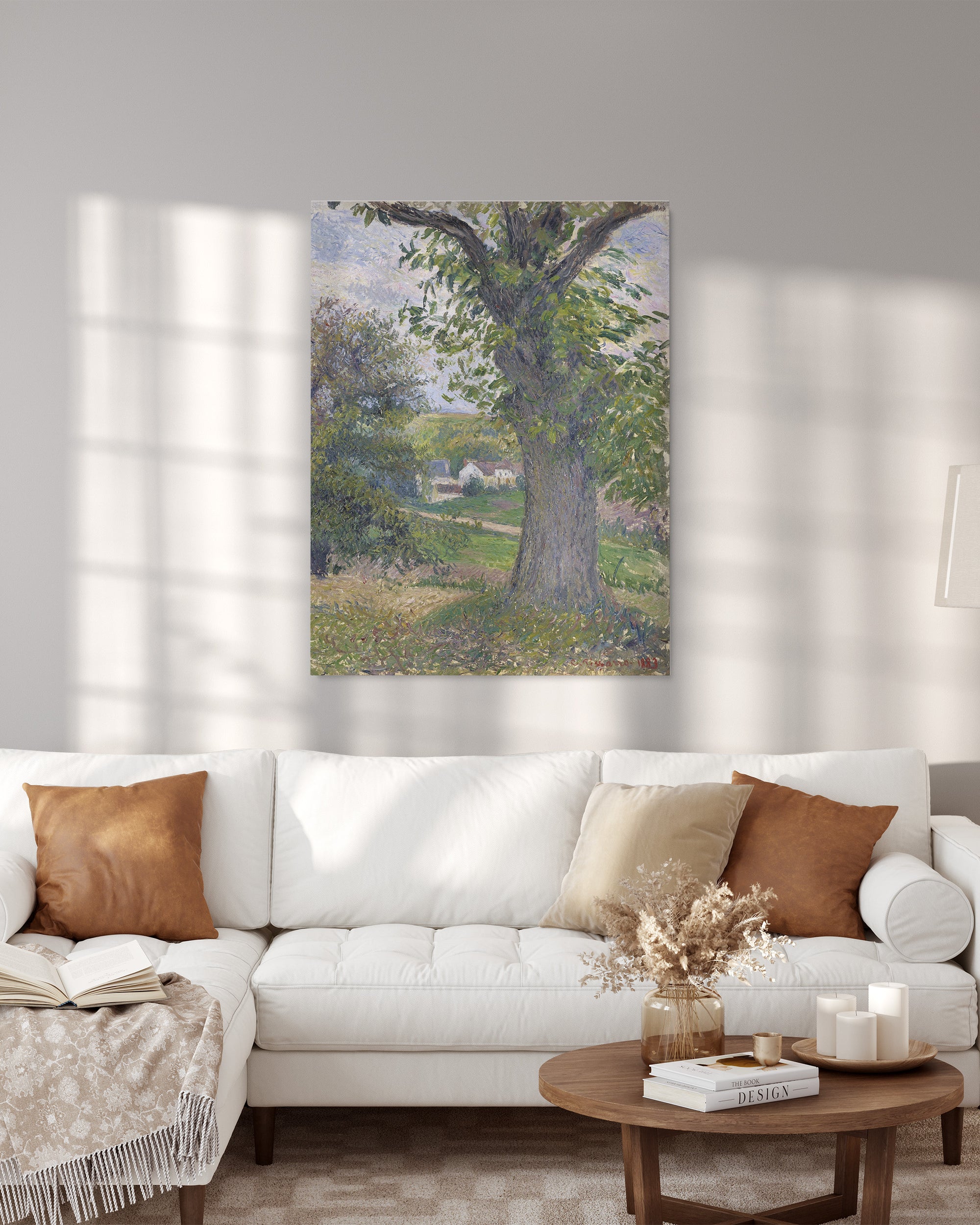 Canvas Print “Walnut Tree in Osny” by Camille Pissarro - Canvas print - 2