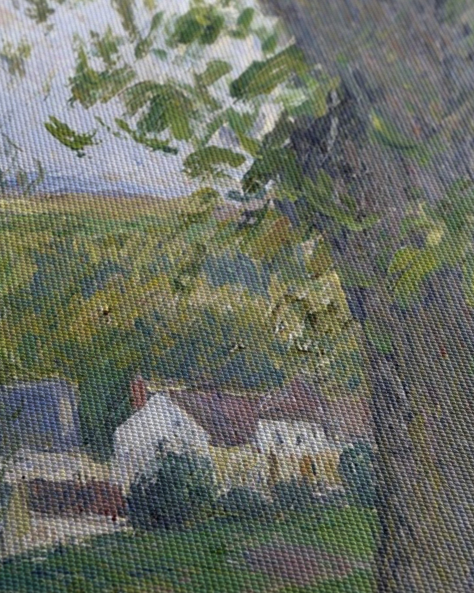 Canvas Print “Walnut Tree in Osny” by Camille Pissarro - Canvas print - 4
