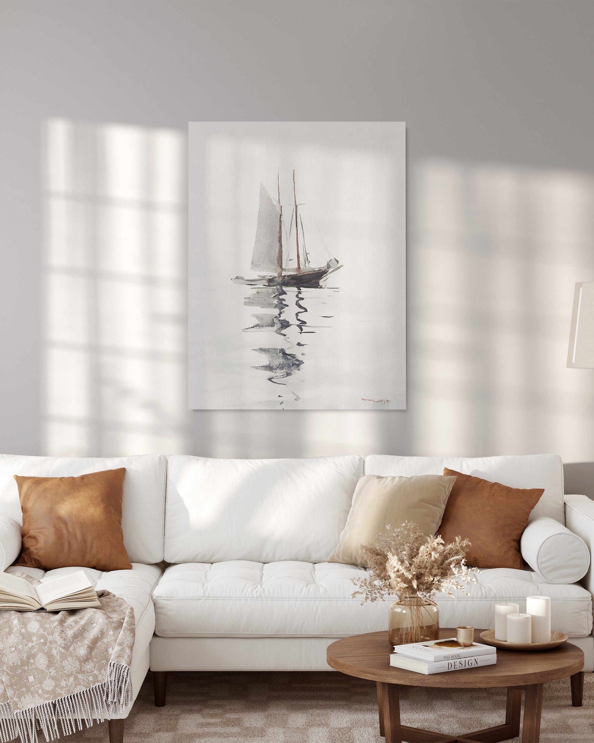 Obraz na płótnie Dwumasztowy szkuner – Morska elegancja - Dwumasztowy szkuner_Canvas do salonu.jpg