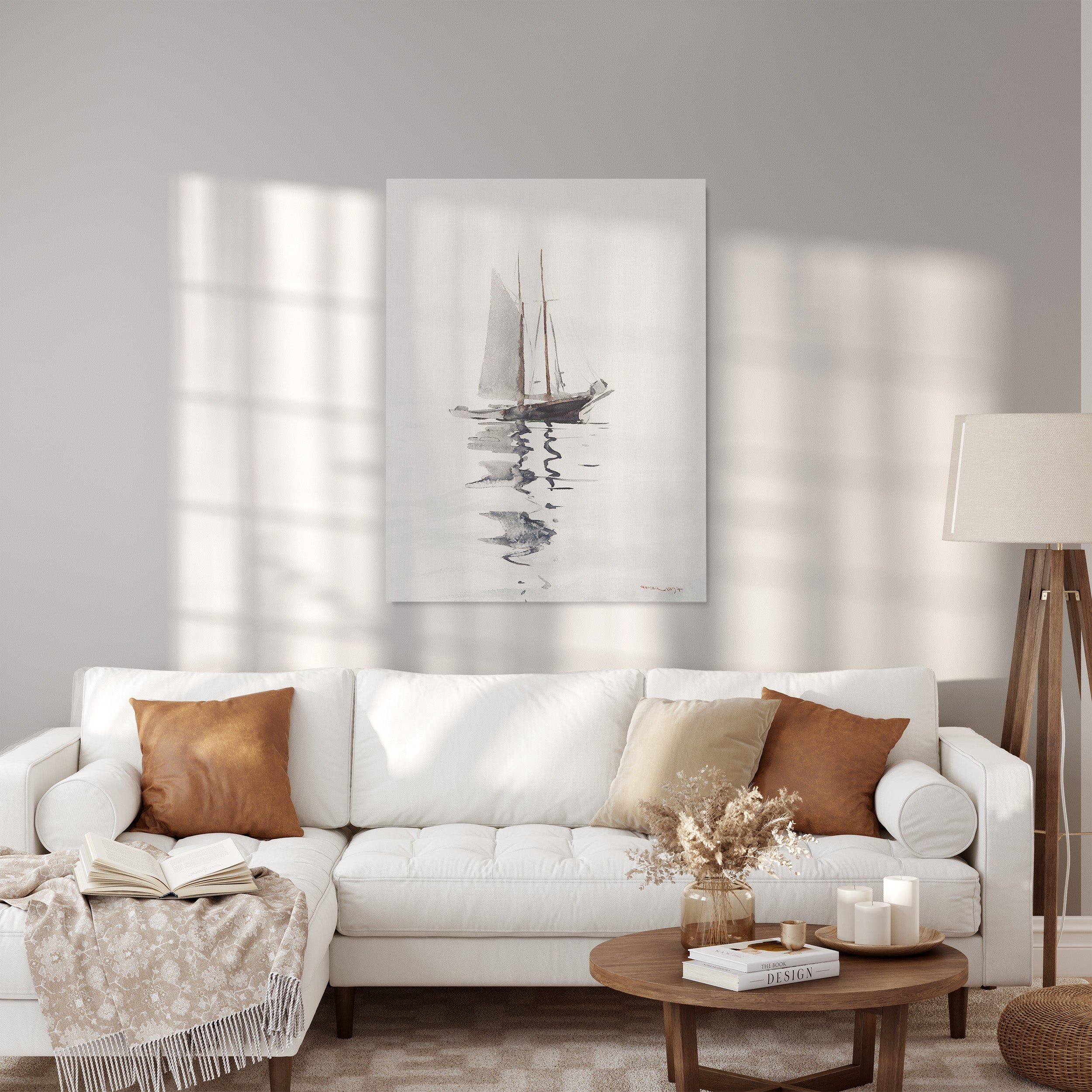 Obraz na płótnie Dwumasztowy szkuner – Morska elegancja - Dwumasztowy szkuner_Canvas do salonu.jpg