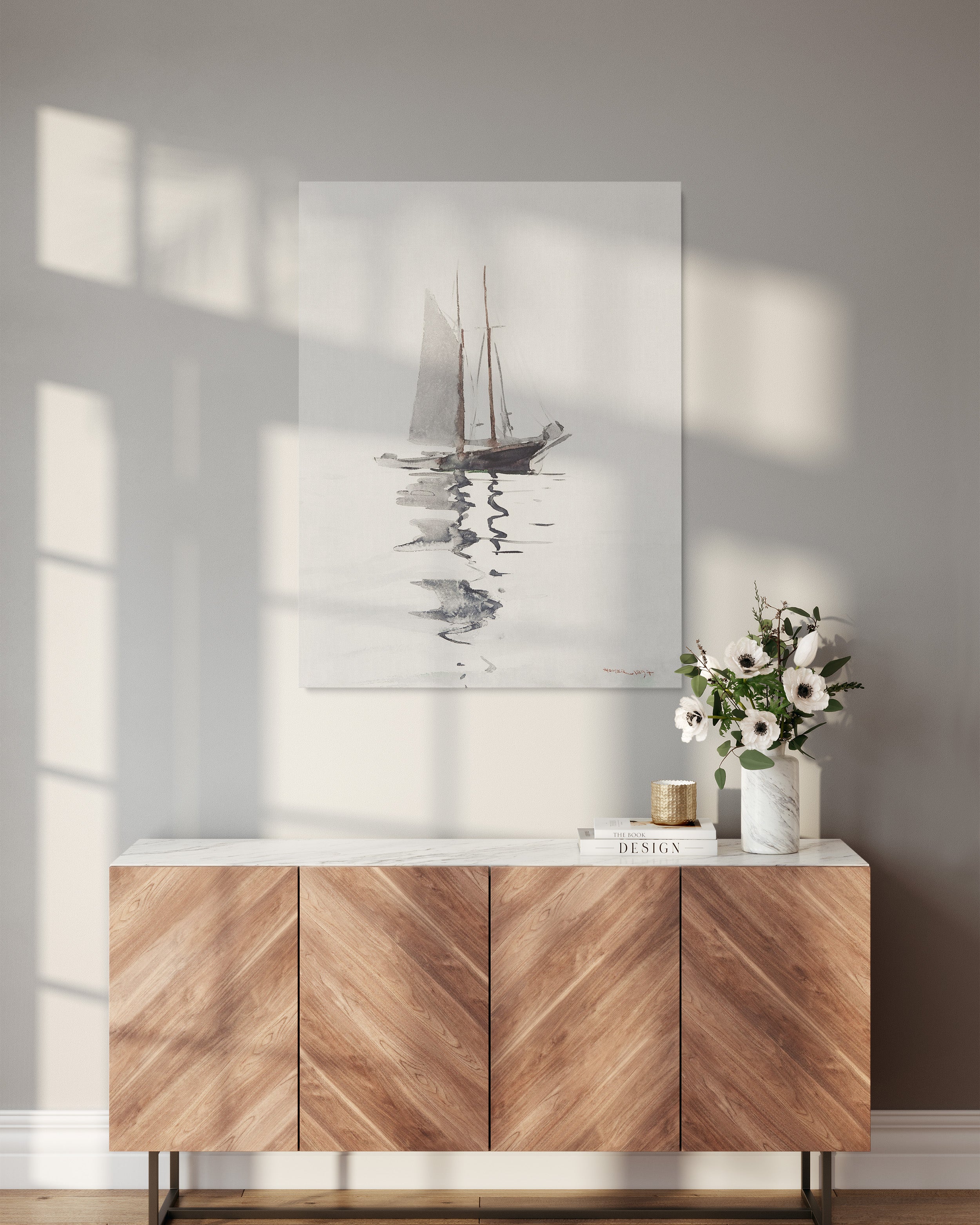 Obraz na płótnie Dwumasztowy szkuner – Morska elegancja - Dwumasztowy szkuner_Obraz do pokoju.jpg