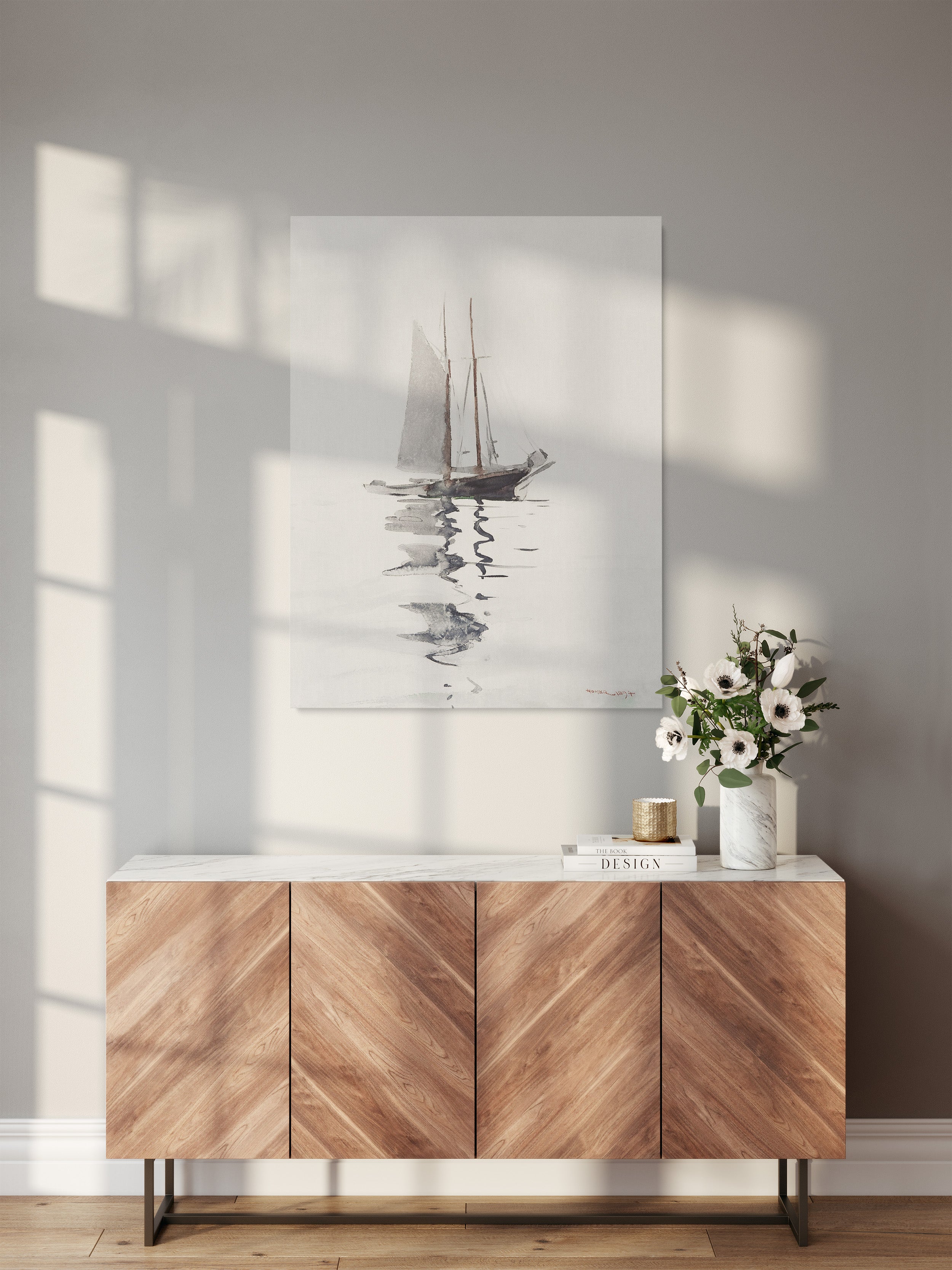 Obraz na płótnie Dwumasztowy szkuner – Morska elegancja - Dwumasztowy szkuner_Obraz do pokoju.jpg