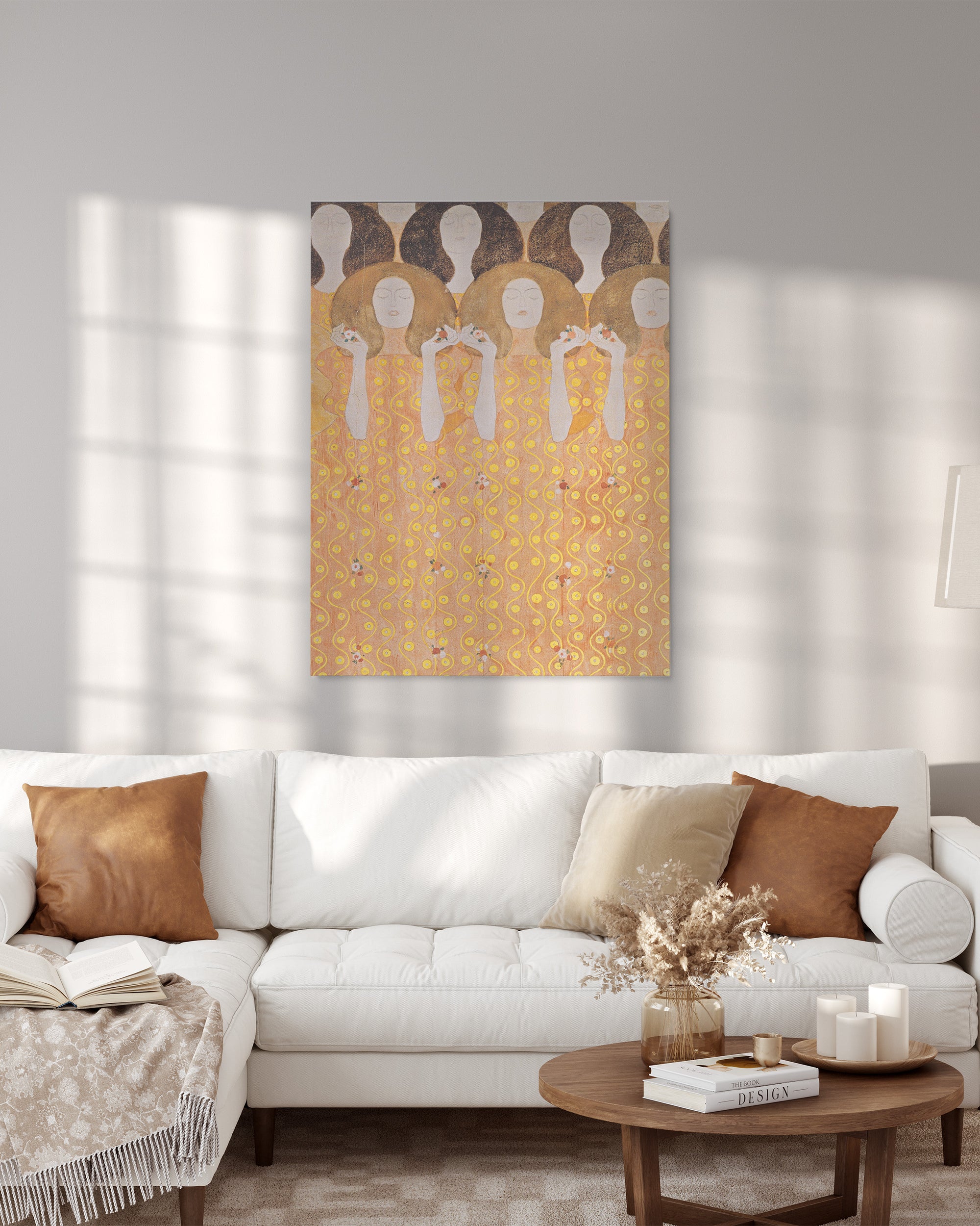 Obraz na płótnie "Fryz Beethovena" – Gustav Klimt - Fryz Beethovena_Canvas do salonu.jpg