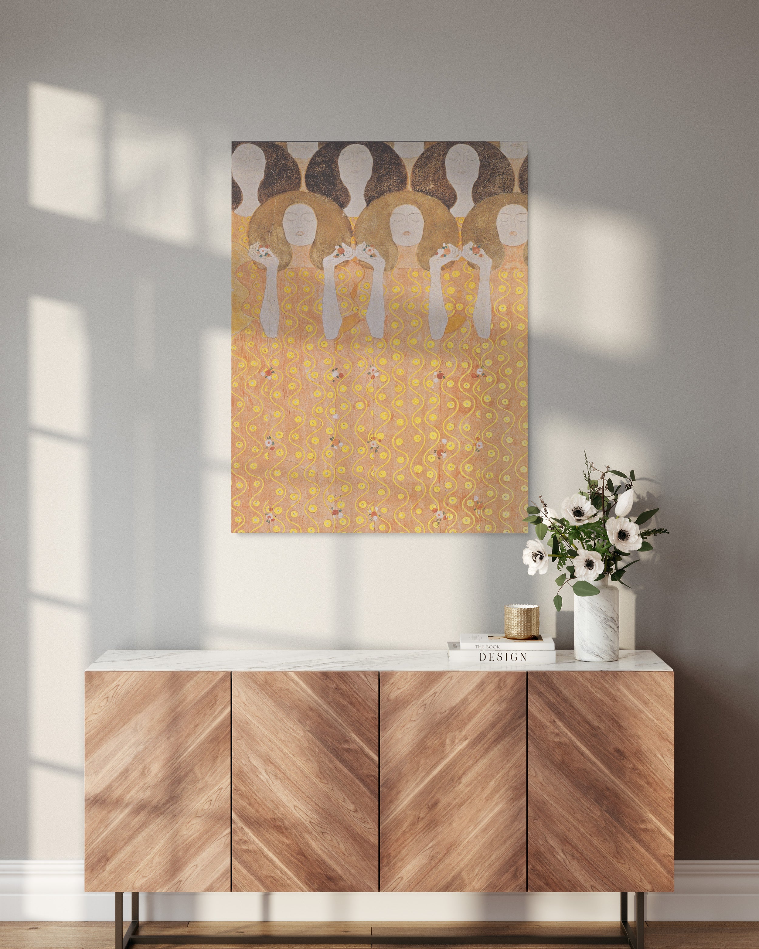 Obraz na płótnie "Fryz Beethovena" – Gustav Klimt - Fryz Beethovena_Obraz do pokoju.jpg