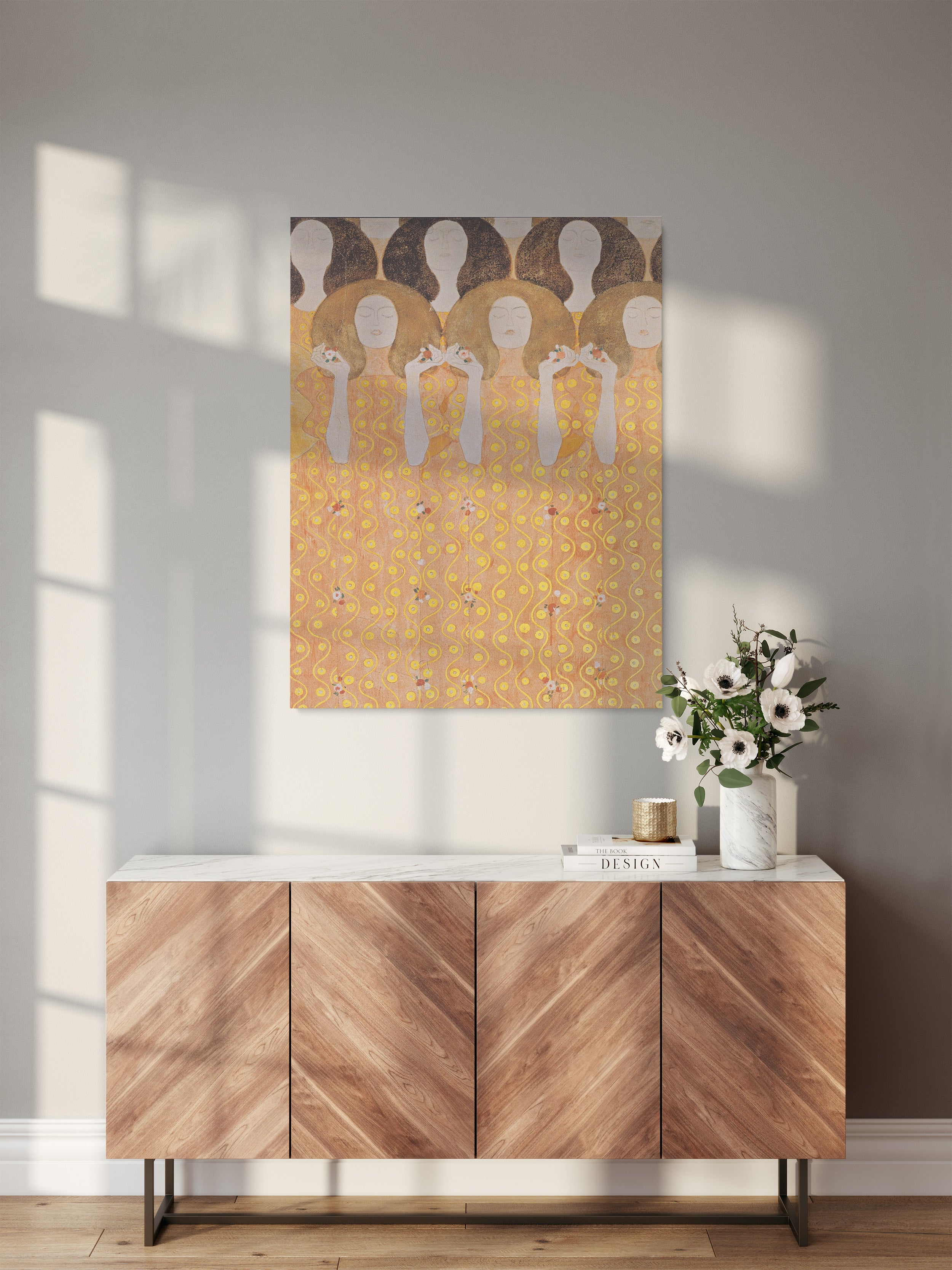 Obraz na płótnie "Fryz Beethovena" – Gustav Klimt - Fryz Beethovena_Obraz do pokoju.jpg