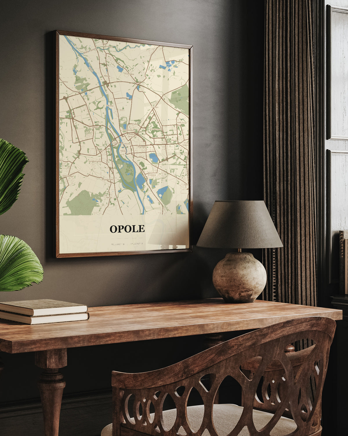 Plakat OPOLE – mapa miasta - 6