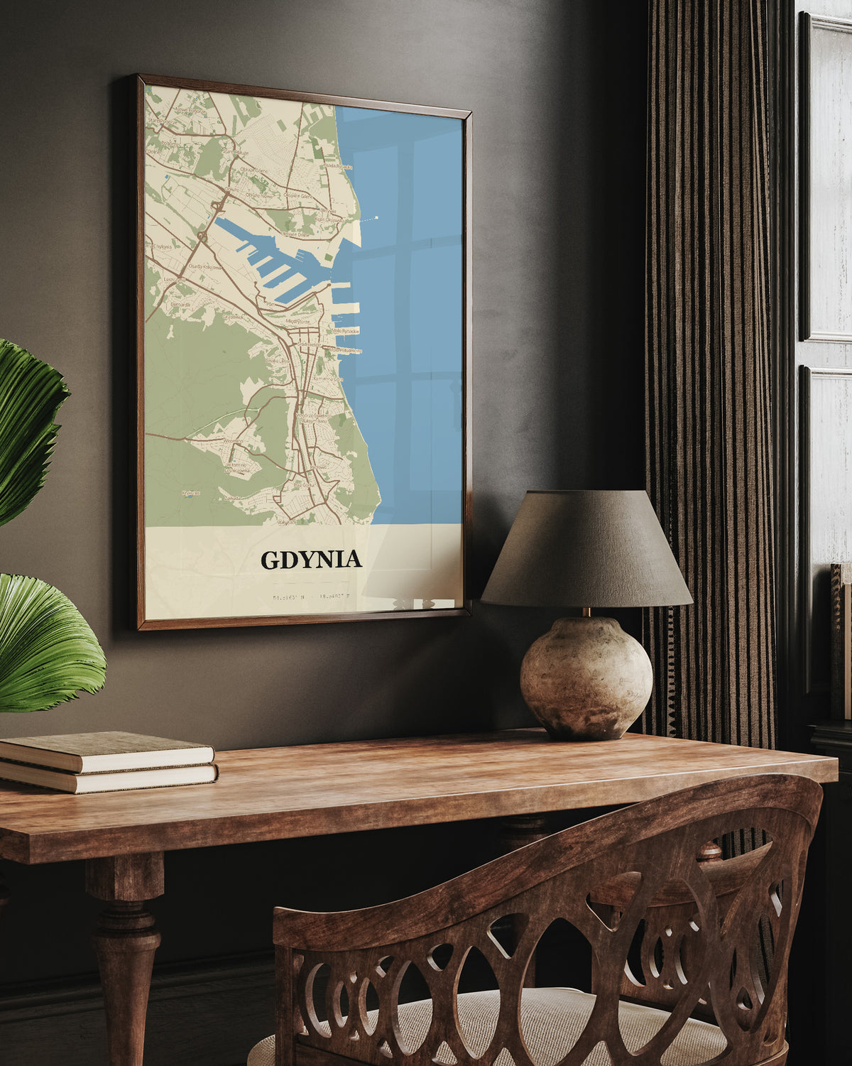 Plakat GDYNIA – mapa miasta - 6