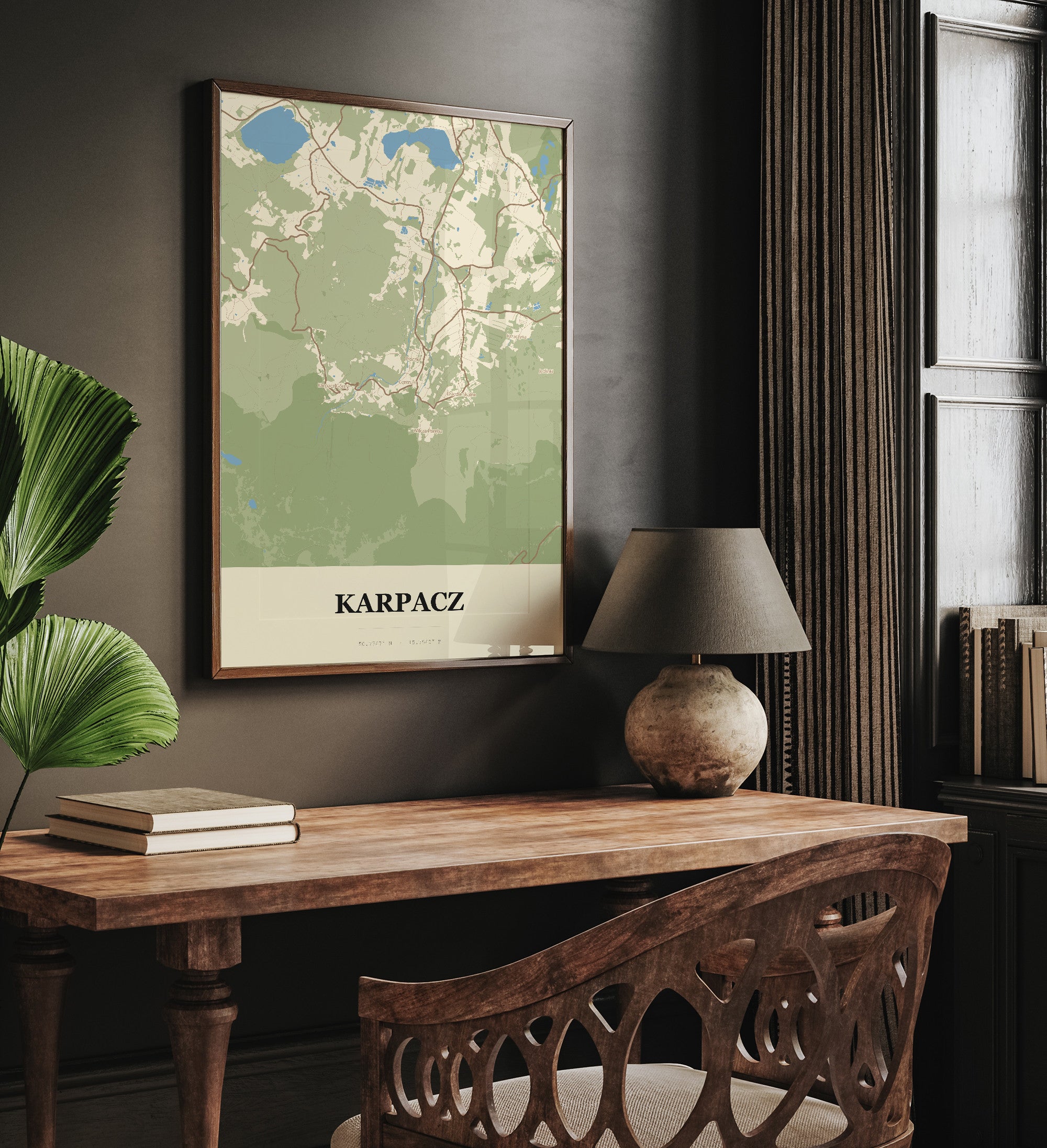 Plakat KARPACZ - Mapa miasta