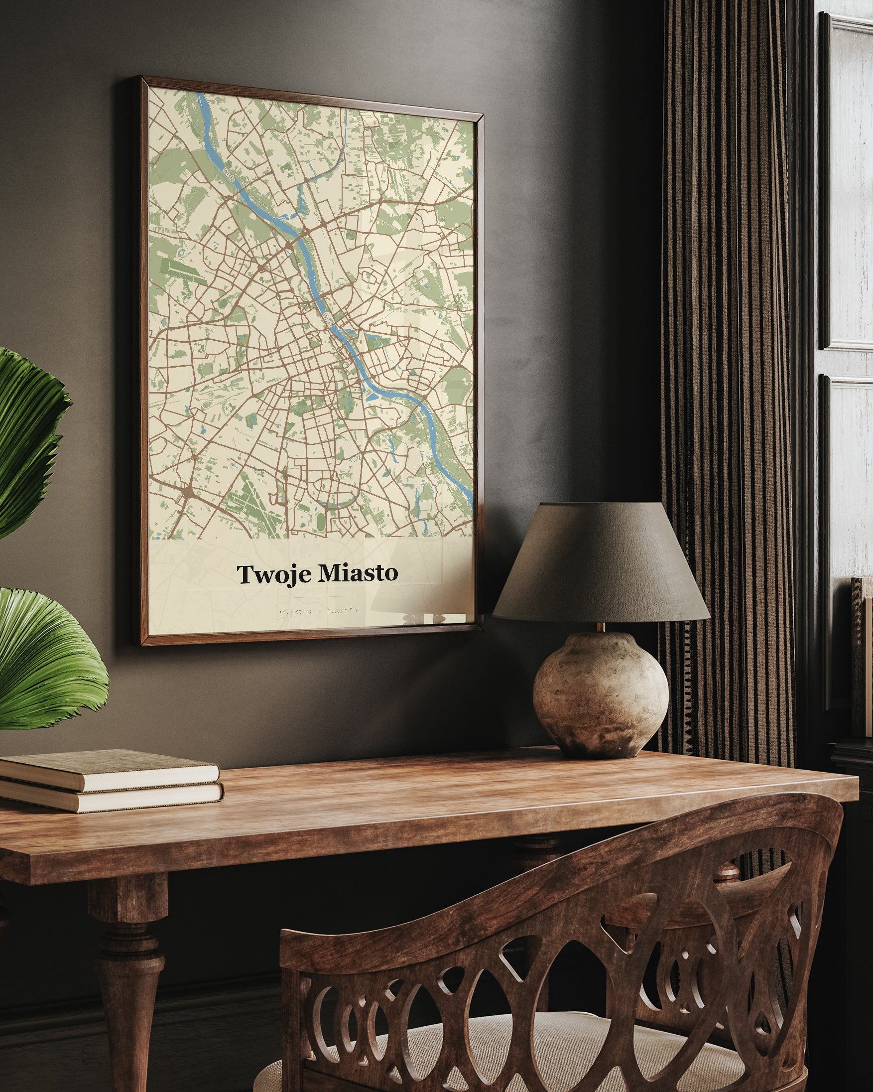 Plakat Twoje Miasto - Mapa miasta