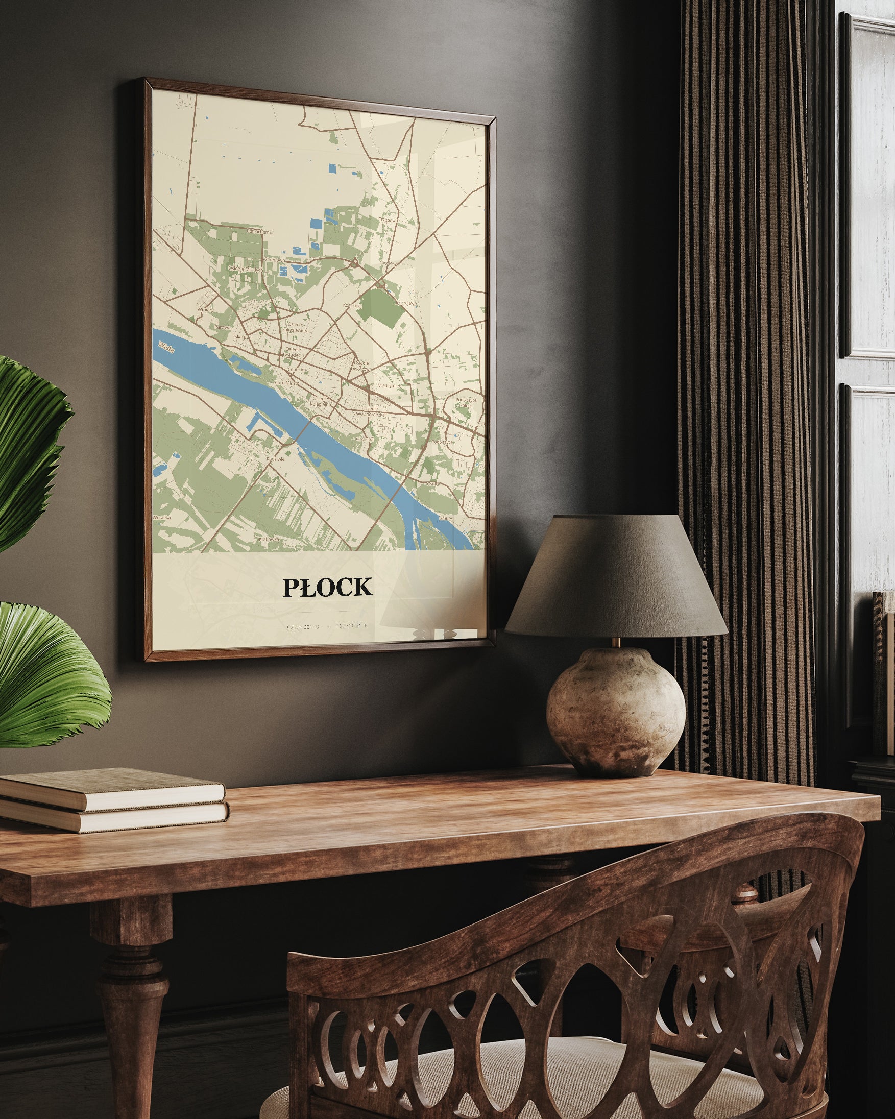 Plakat Płock – mapa miasta - 6