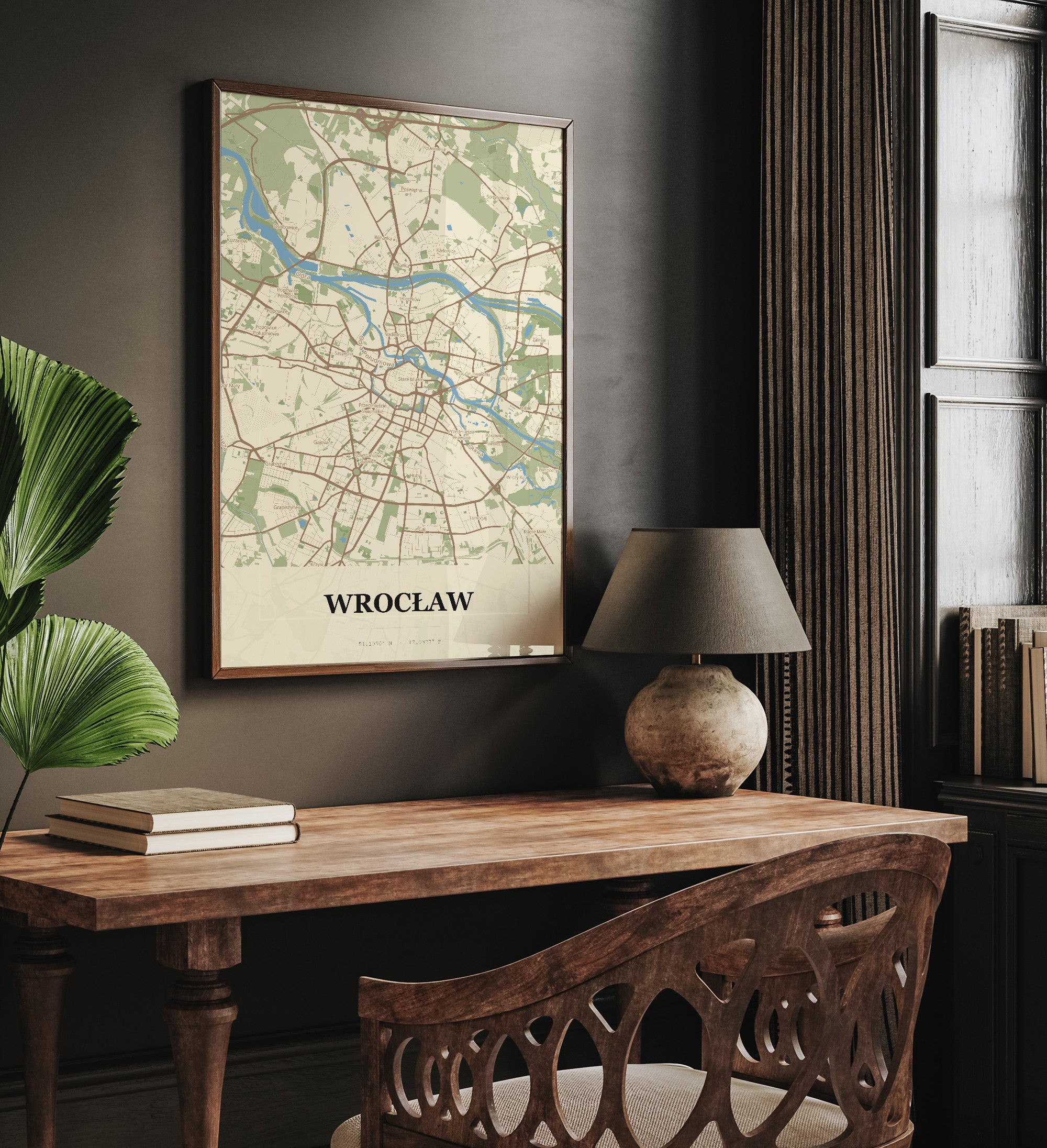 Plakat WROCŁAW - Mapa miasta