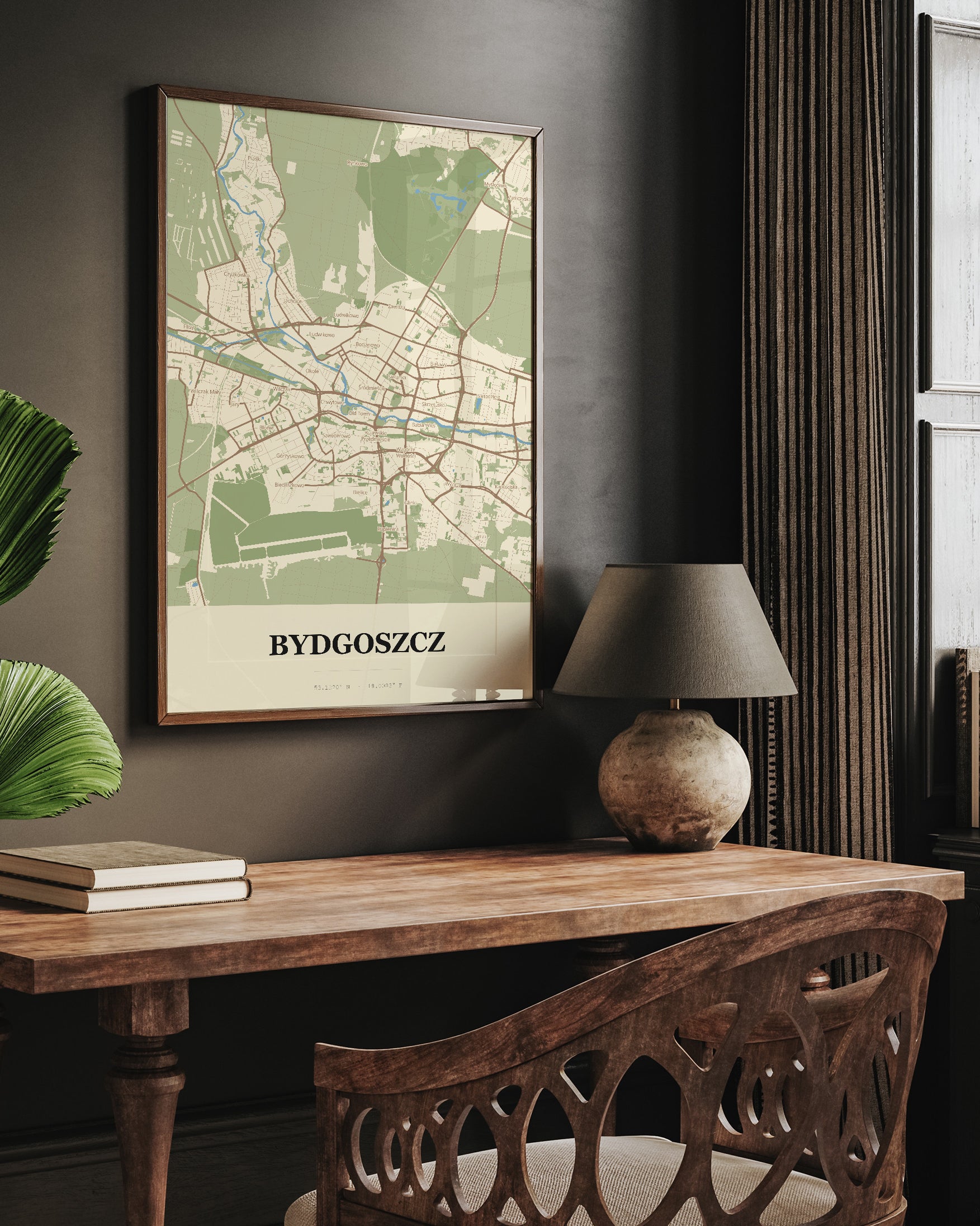 Plakat BYDGOSZCZ - Mapa miasta, mapa miasta Bydgoszcz - 6