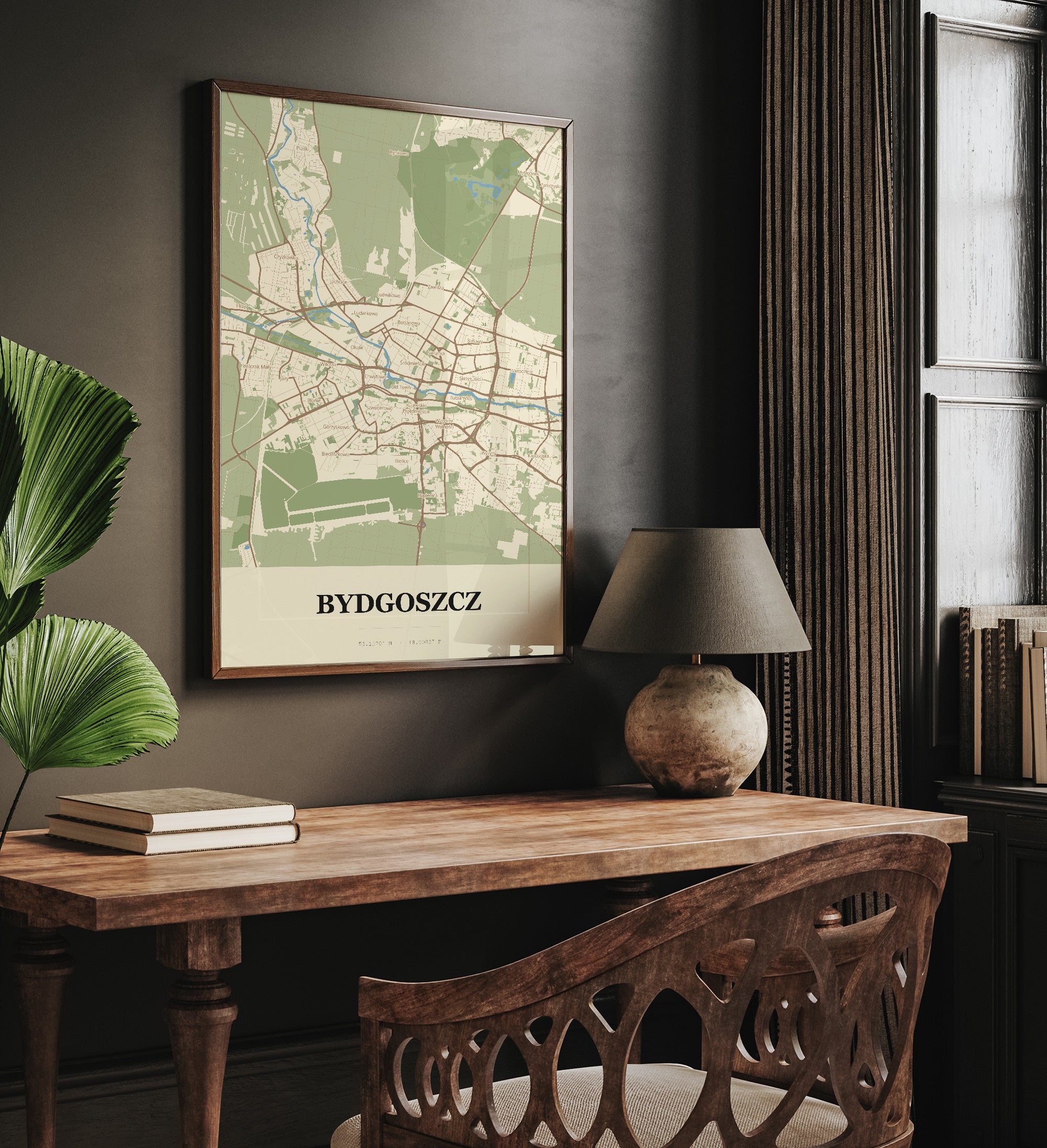 Plakat BYDGOSZCZ - Mapa miasta