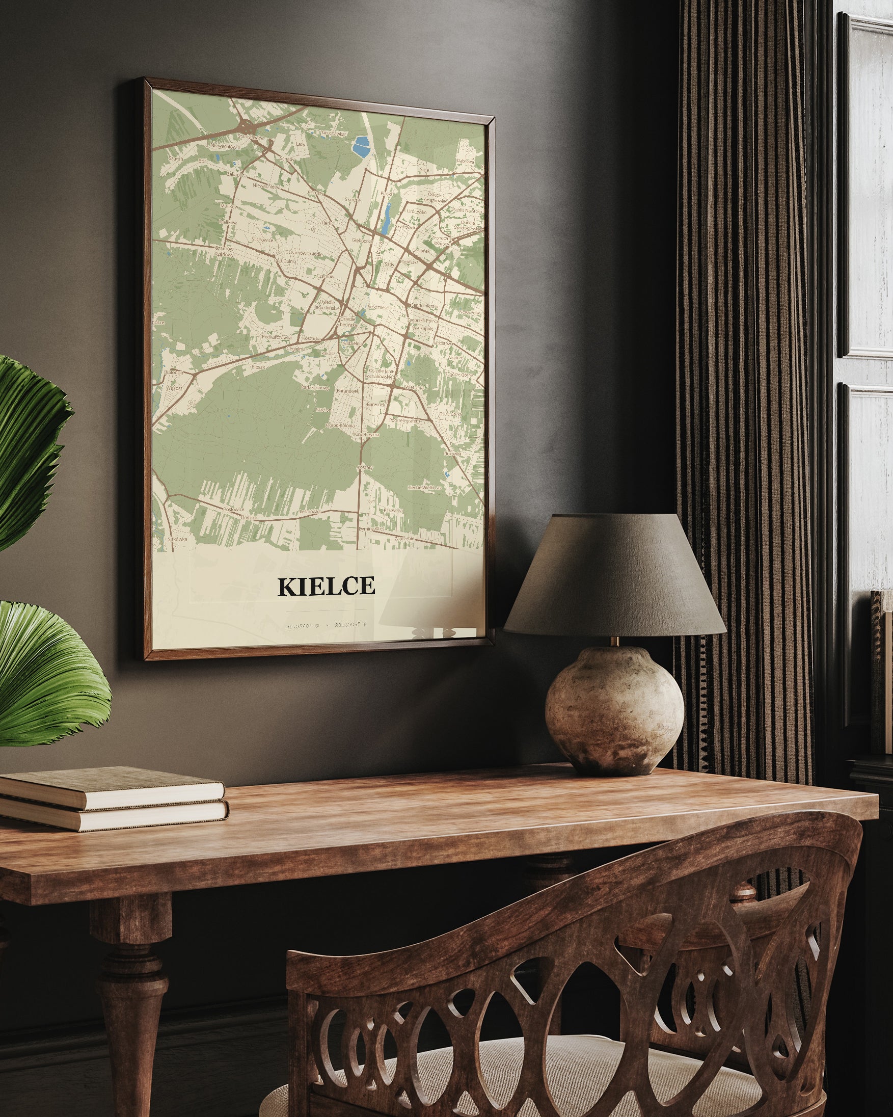 Plakat KIELCE – mapa miasta - 6