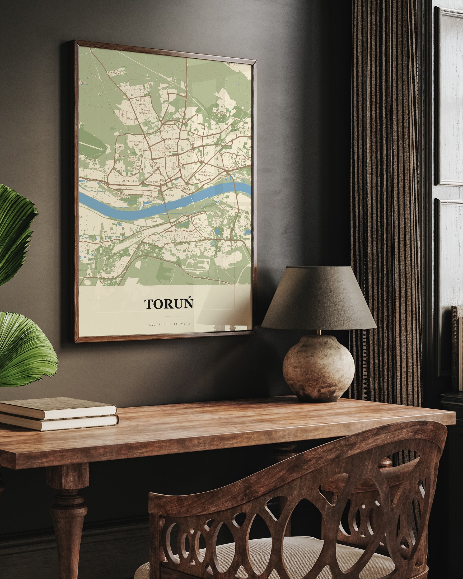 Plakat TORUŃ - Mapa miasta, mapa techniczna miasta Toruń - 6