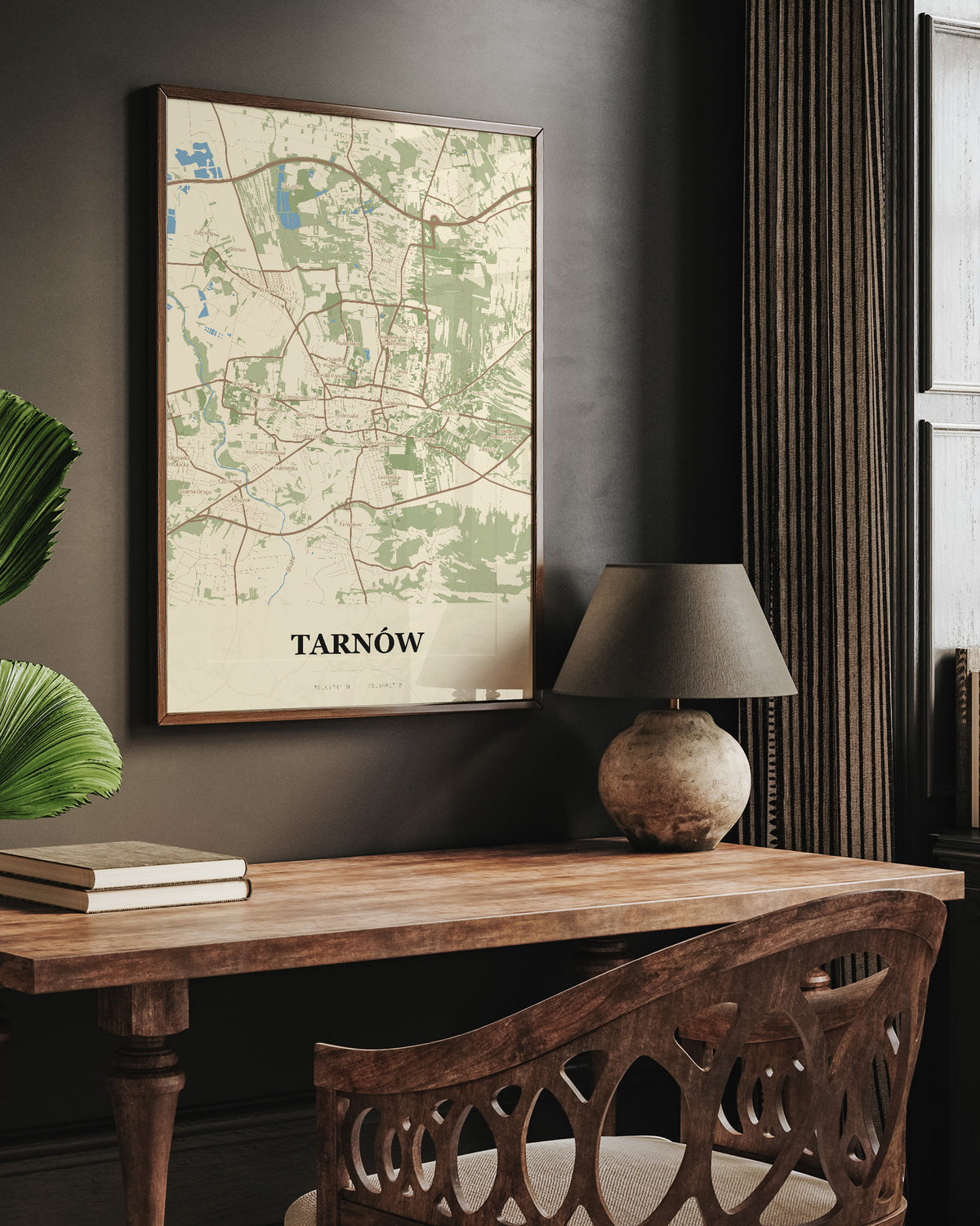 Plakat TARNÓW - mapa miasta, mapa miasta w nowoczesnym stylu - 6