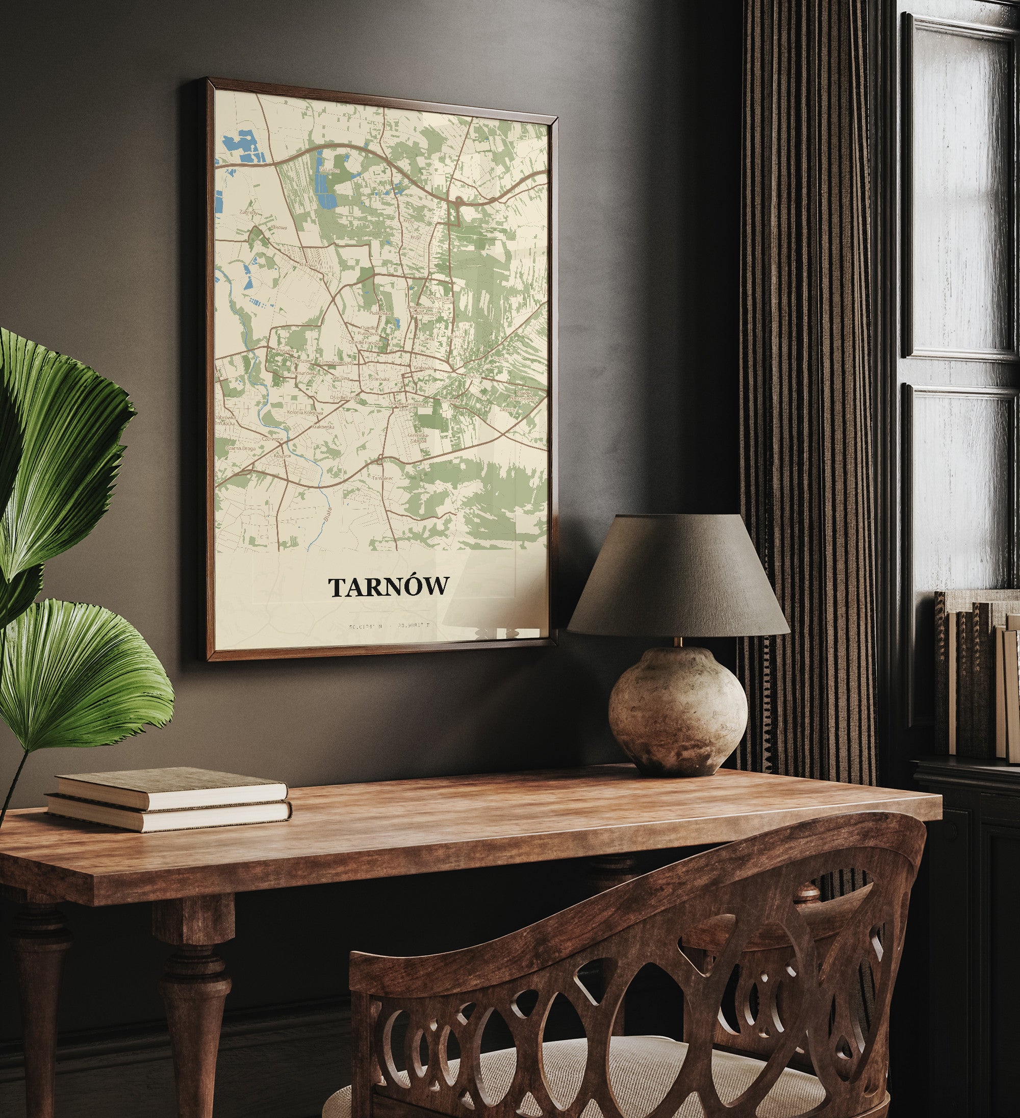 Plakat TARNÓW - Mapa miasta