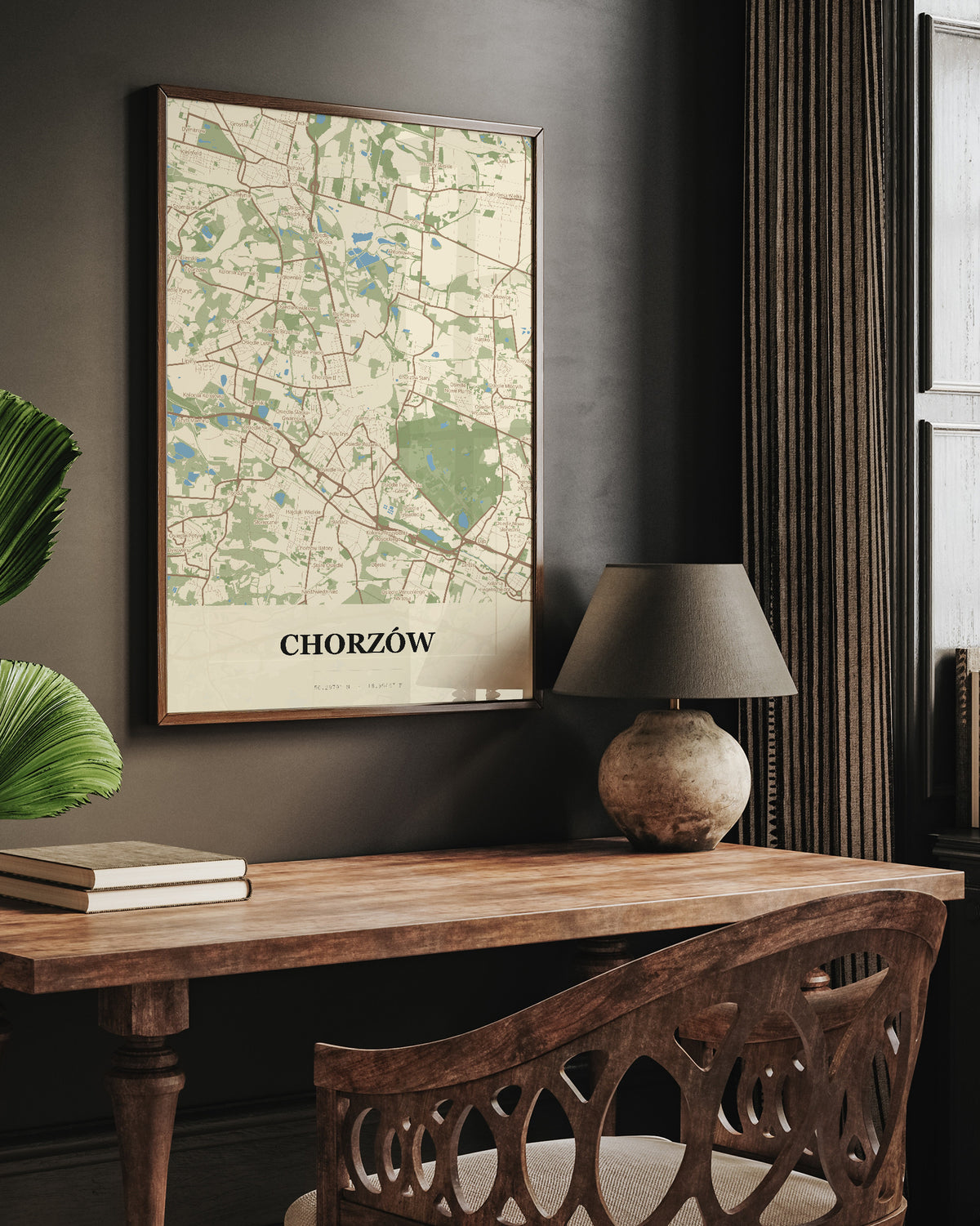 Poster CHORZÓW - Stadtkarte, Stadtkarte Chorzów - 6
