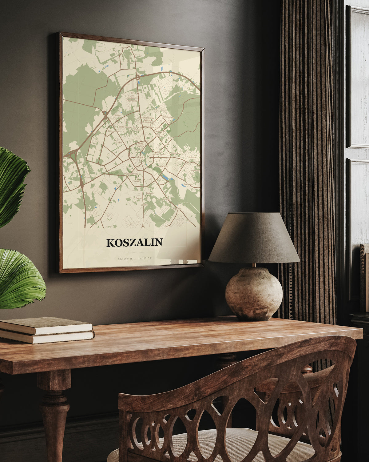 Poster KOSZALIN - Stadtkarte - Stadtkarte zur Wanddekoration - 6