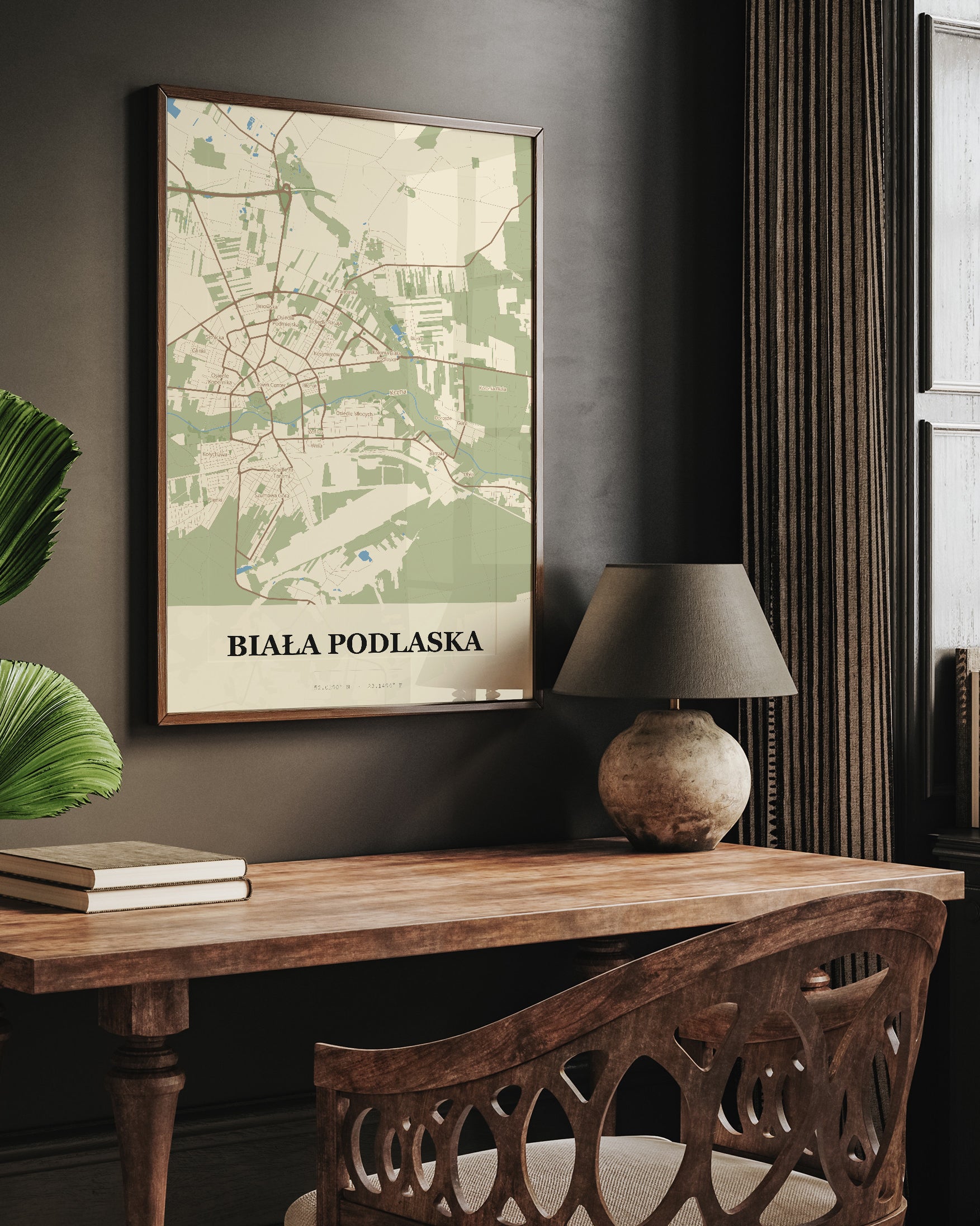 Plakat Biała Podlaska – mapa miasta - 6
