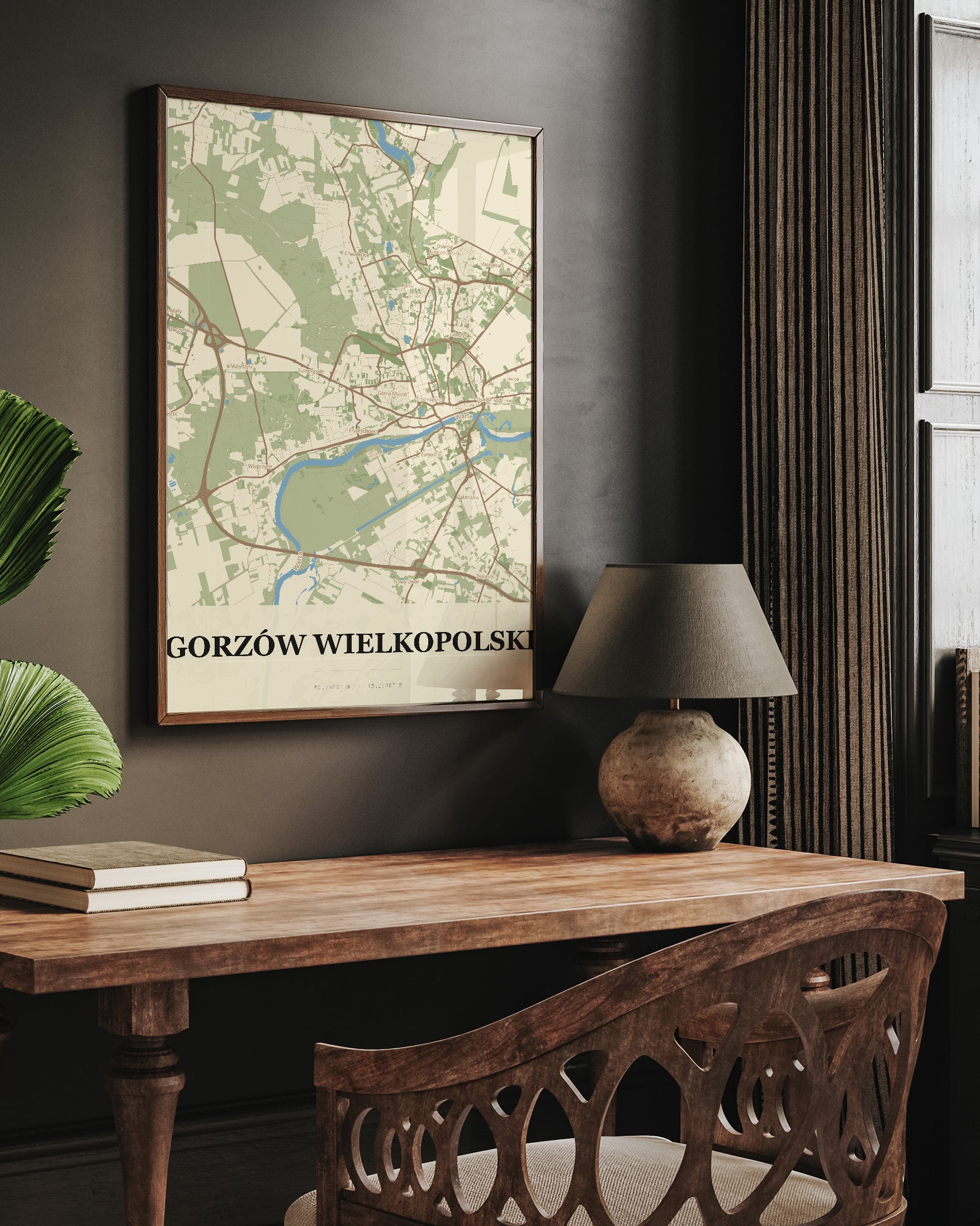 Plakat GORZÓW WIELKOPOLSKI – mapa miasta - 6