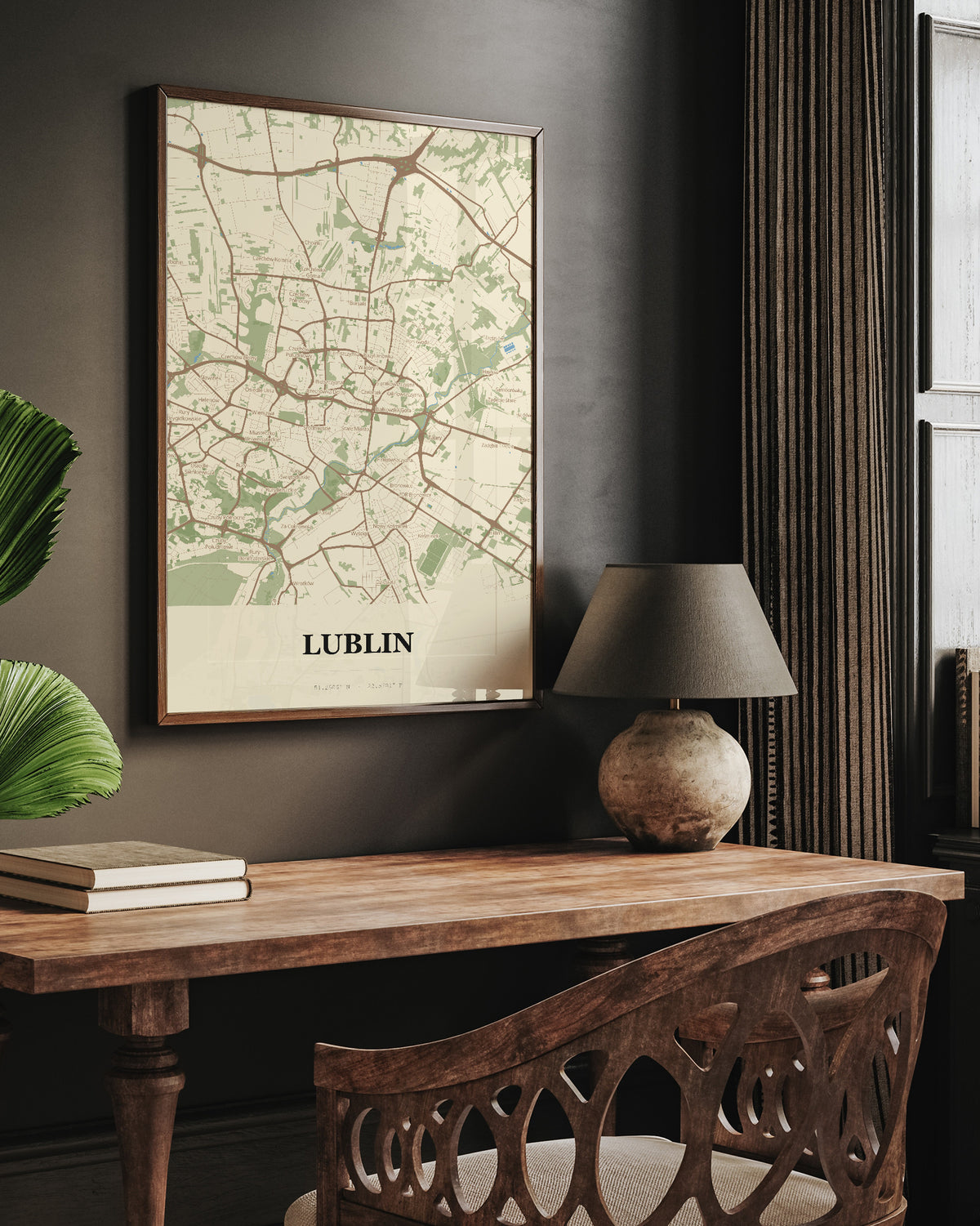 Plakat LUBLIN – mapa miasta - 6