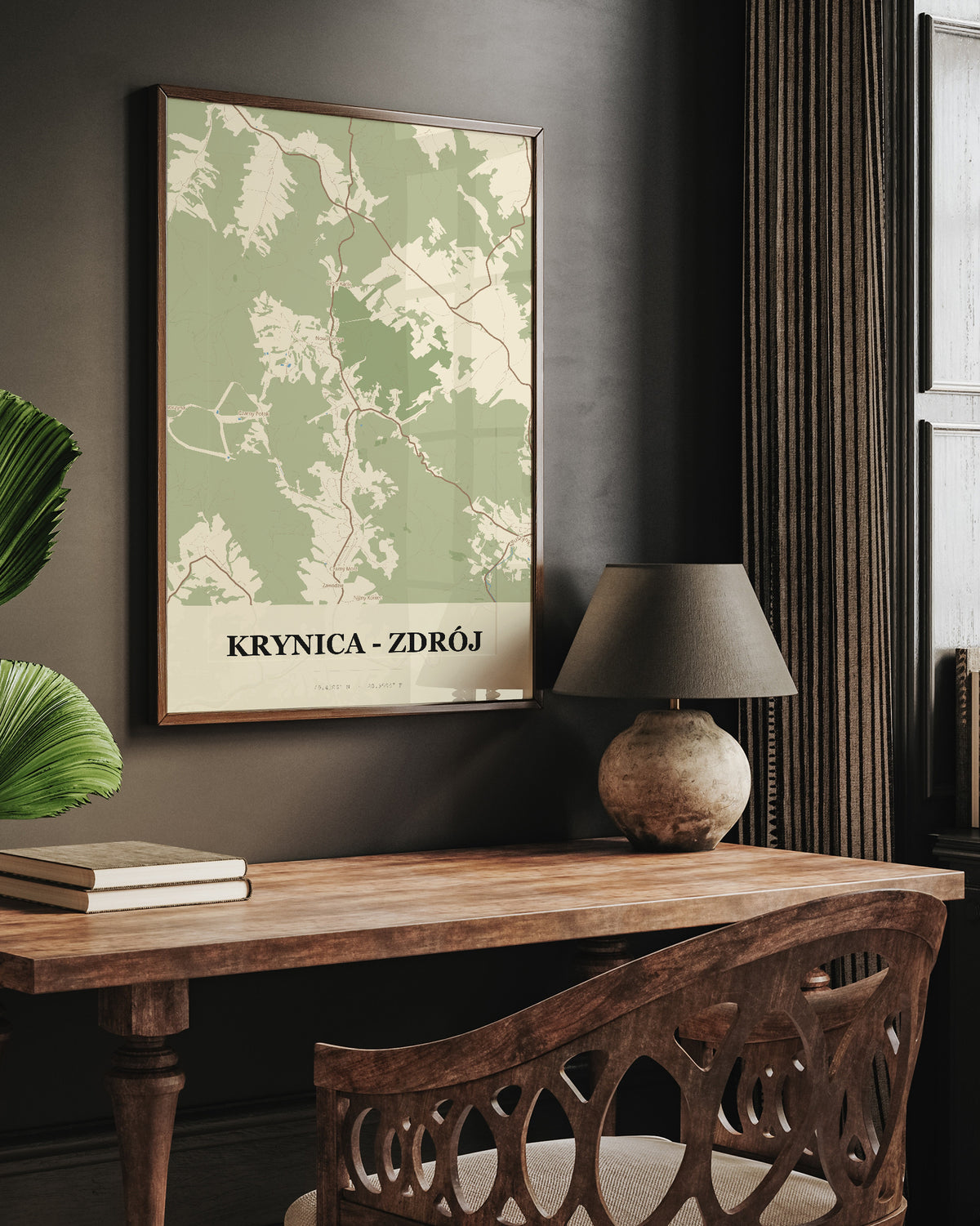 Plakat KRYNICA - ZDRÓJ - Stadtkarte - 6