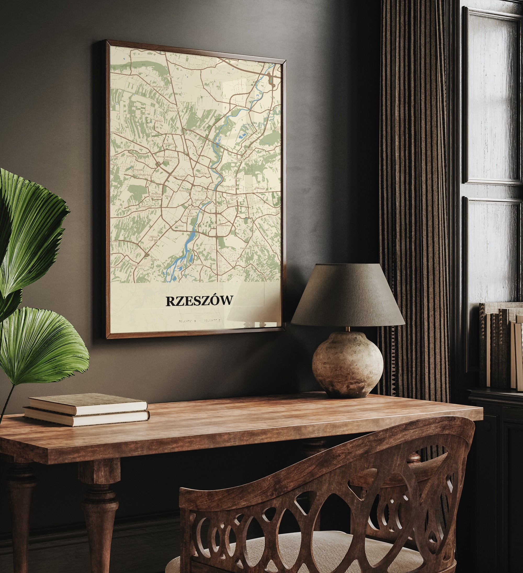 Plakat RZESZÓW - Mapa miasta