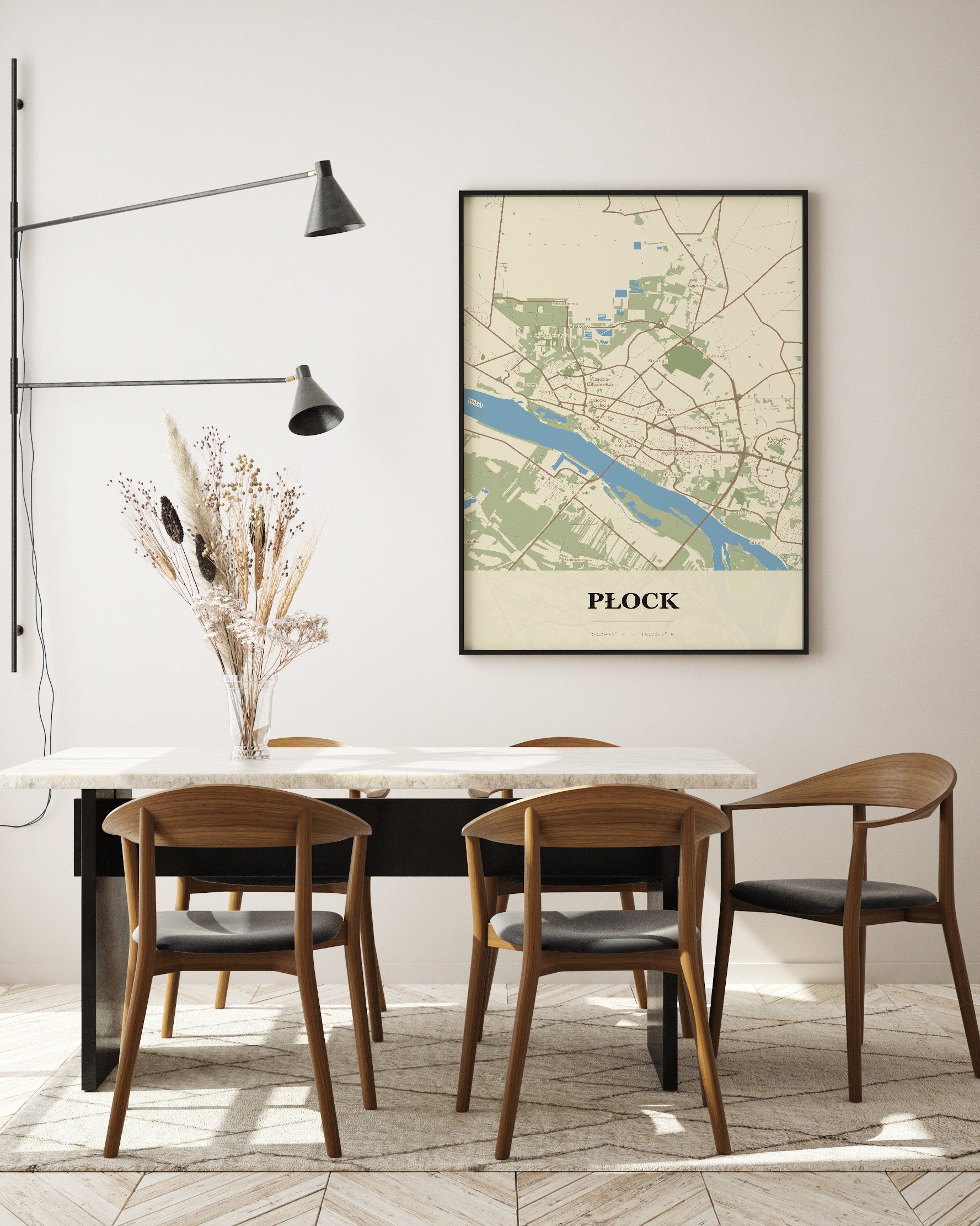 Plakat Płock – mapa miasta - 5
