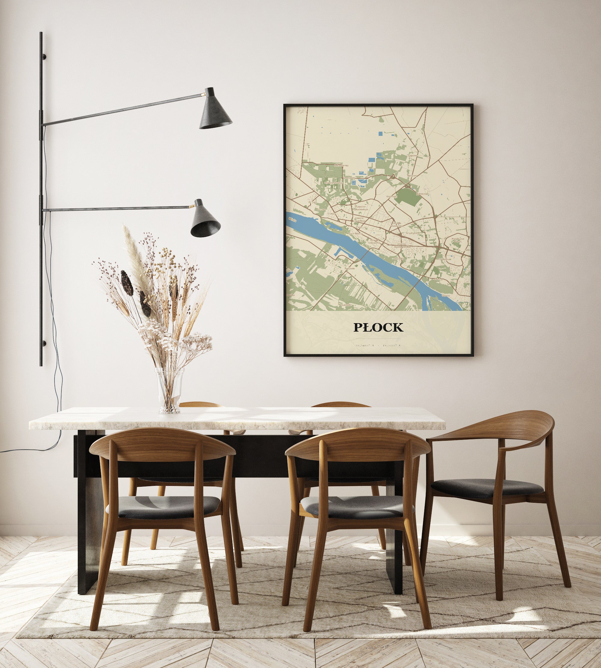 Plakat PŁOCK - Mapa miasta