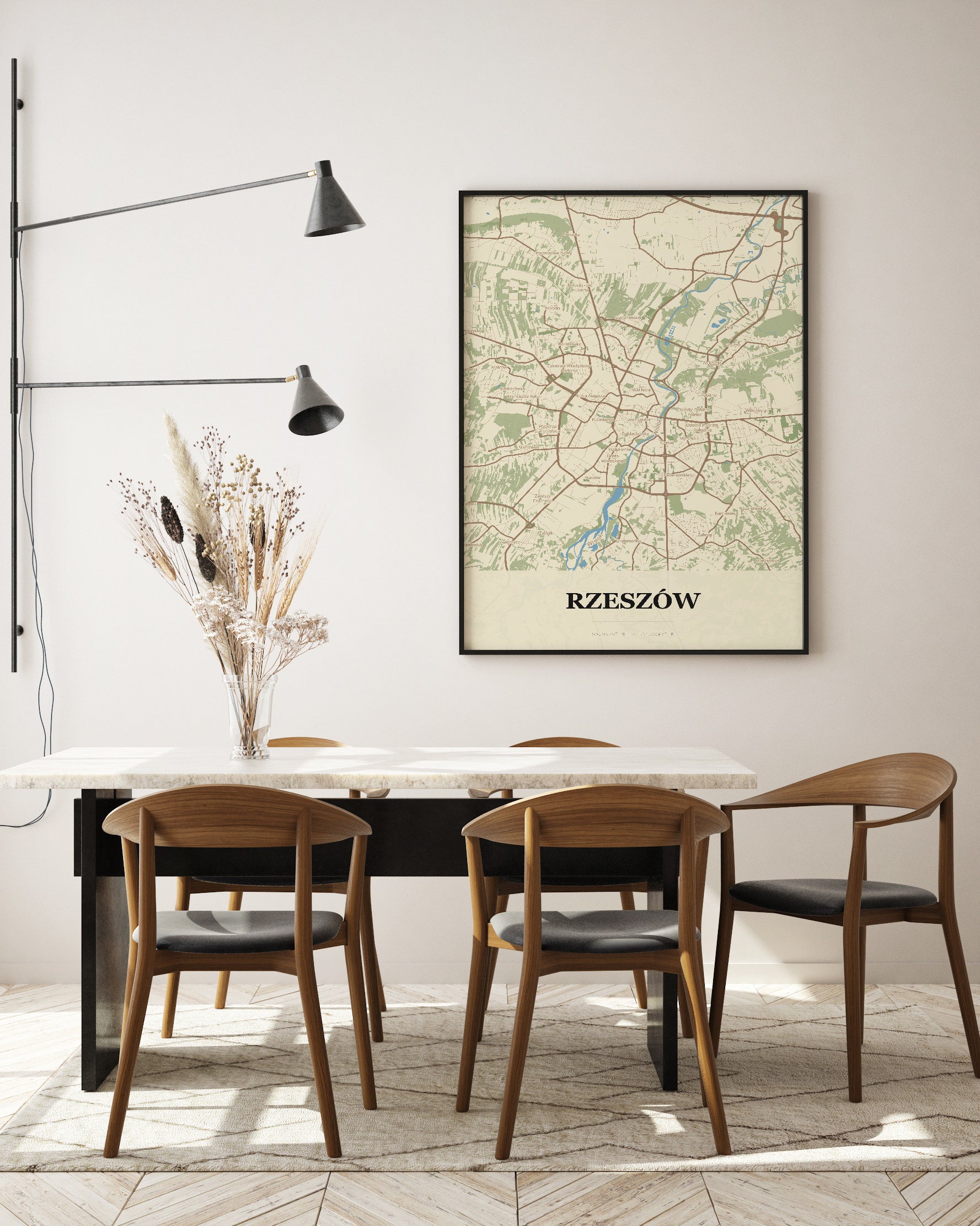 Plakat Rzeszów – mapa miasta - 5