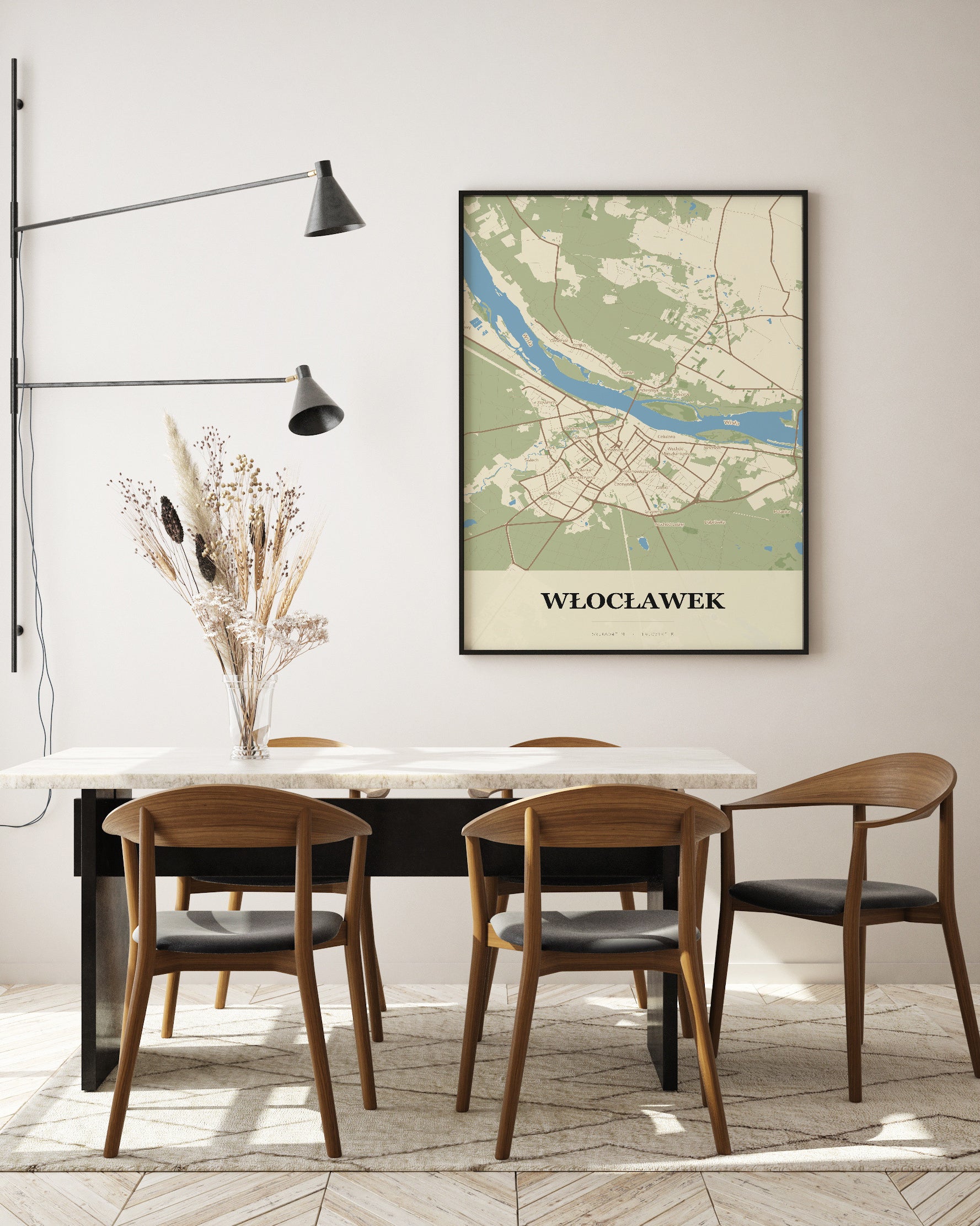 Plakat Włocławek – mapa miasta - 5