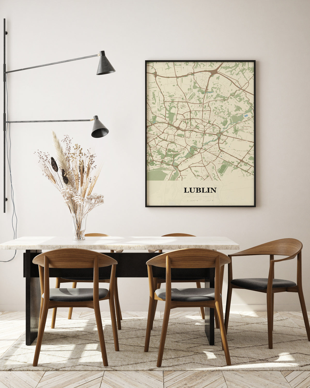 Plakat LUBLIN – mapa miasta - 5