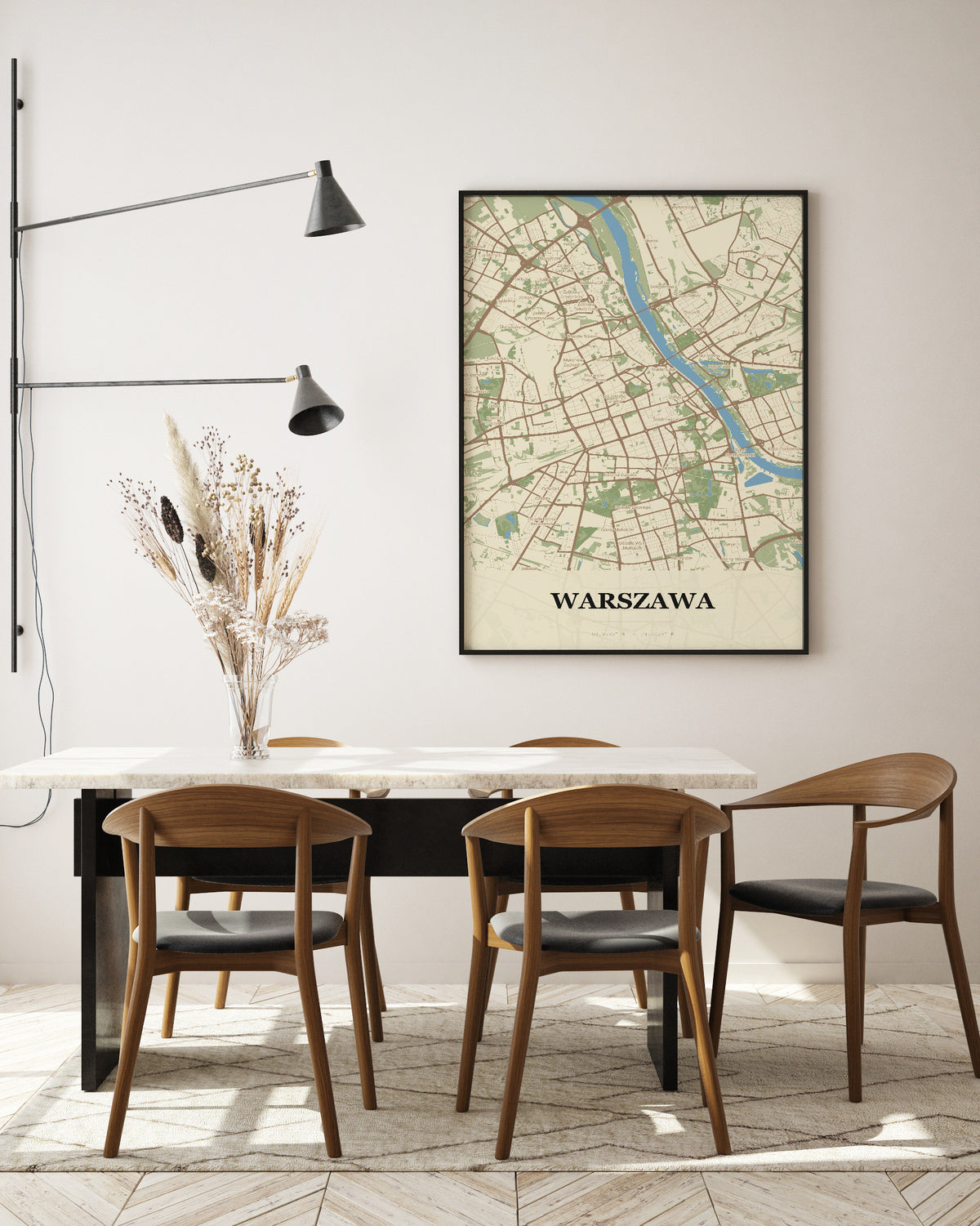 Plakat WARSZAWA - Mapa miasta, mapa miasta - 5