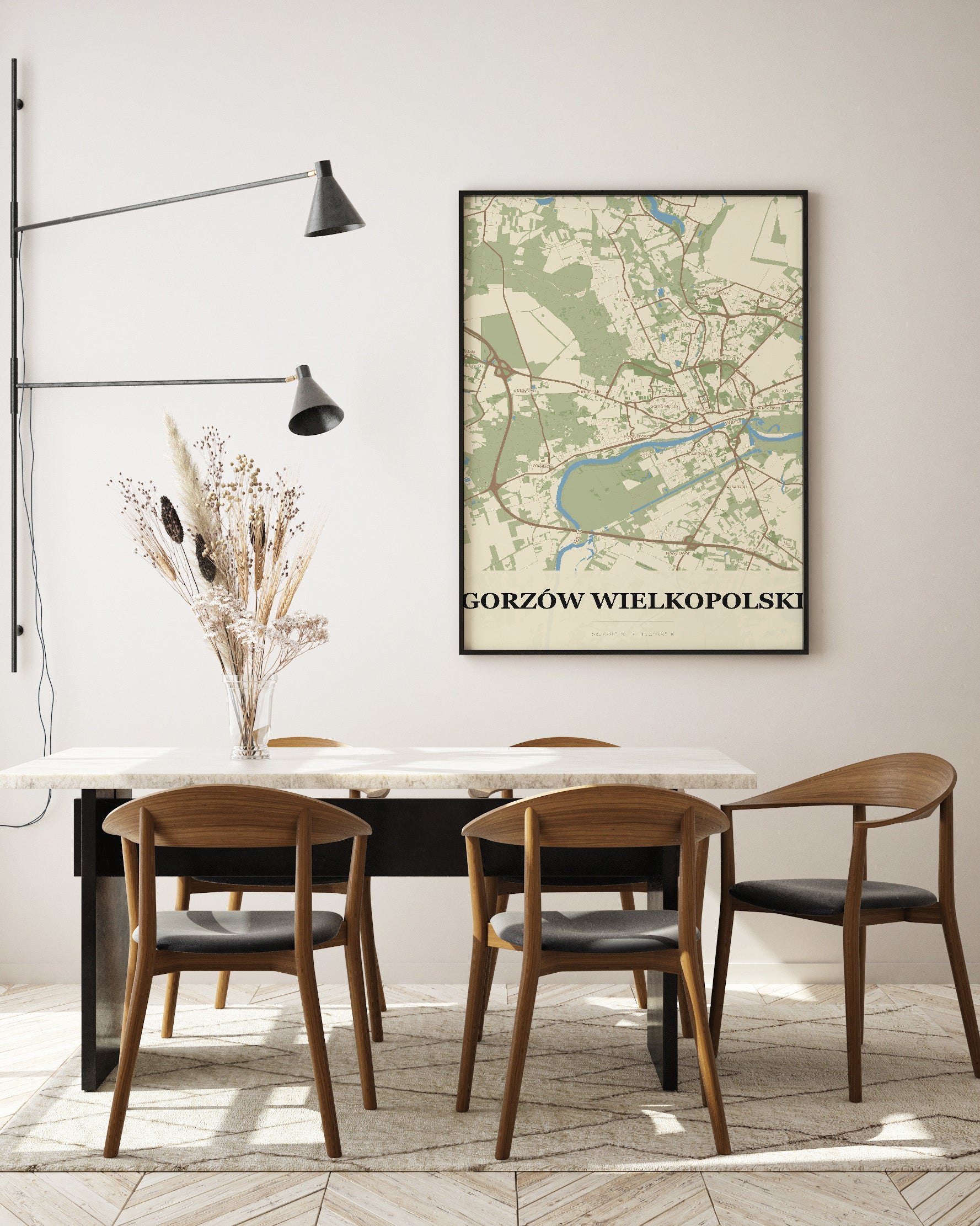 Plakat GORZÓW WIELKOPOLSKI – mapa miasta - 5