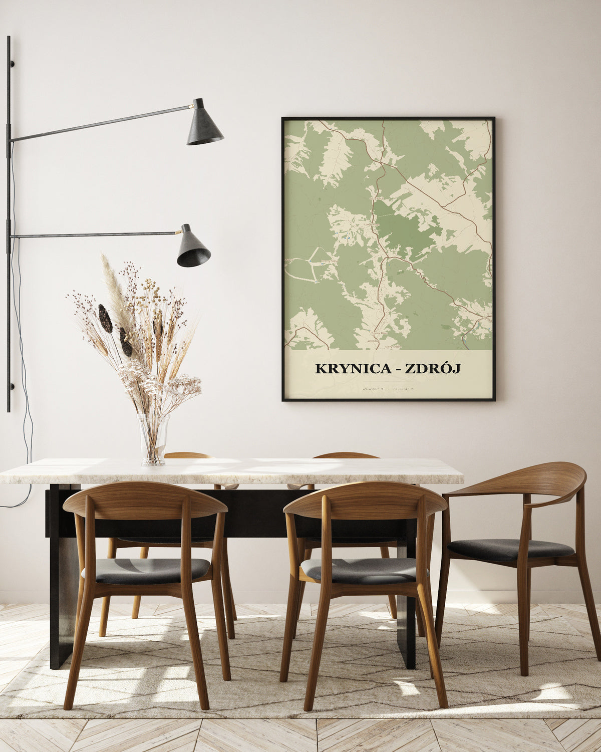 Plakat KRYNICA - ZDRÓJ - Stadtkarte - 5