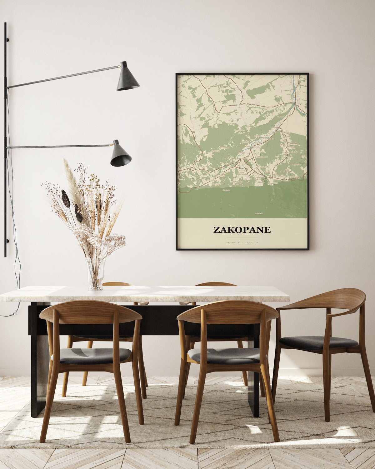 Poster ZAKOPANE - Stadtplan - Technischer Stadtplan - 5