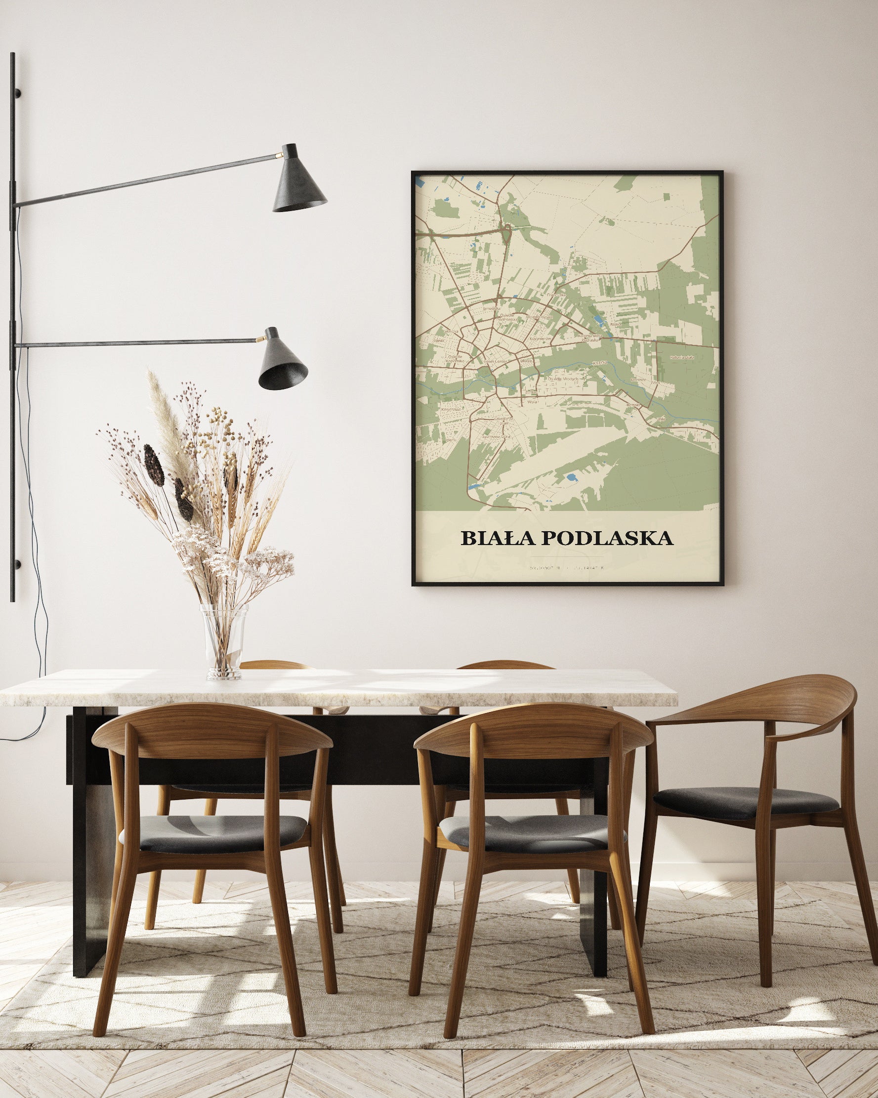 Plakat Biała Podlaska – mapa miasta - 5