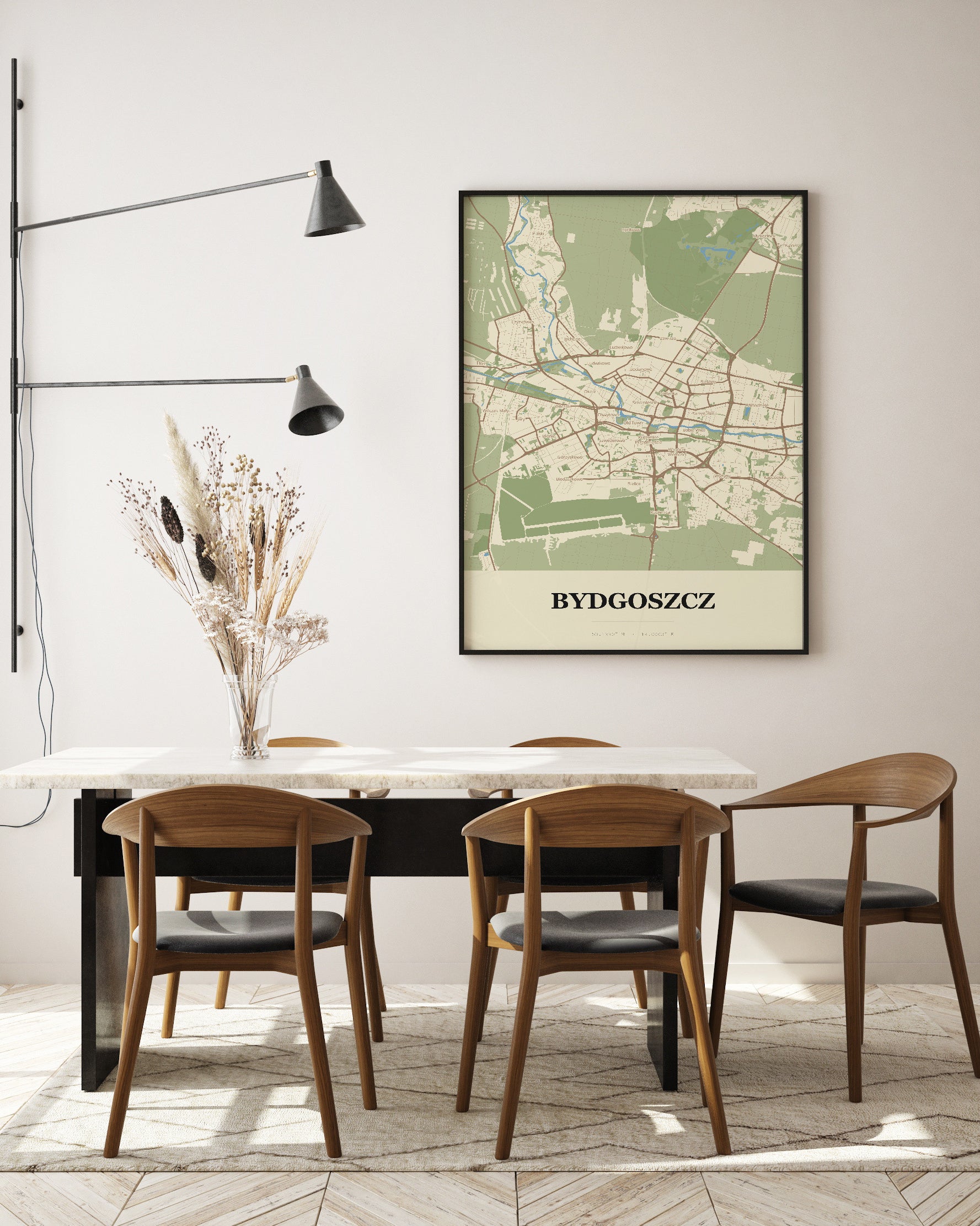 Plakat BYDGOSZCZ - Mapa miasta, mapa miasta Bydgoszcz - 5
