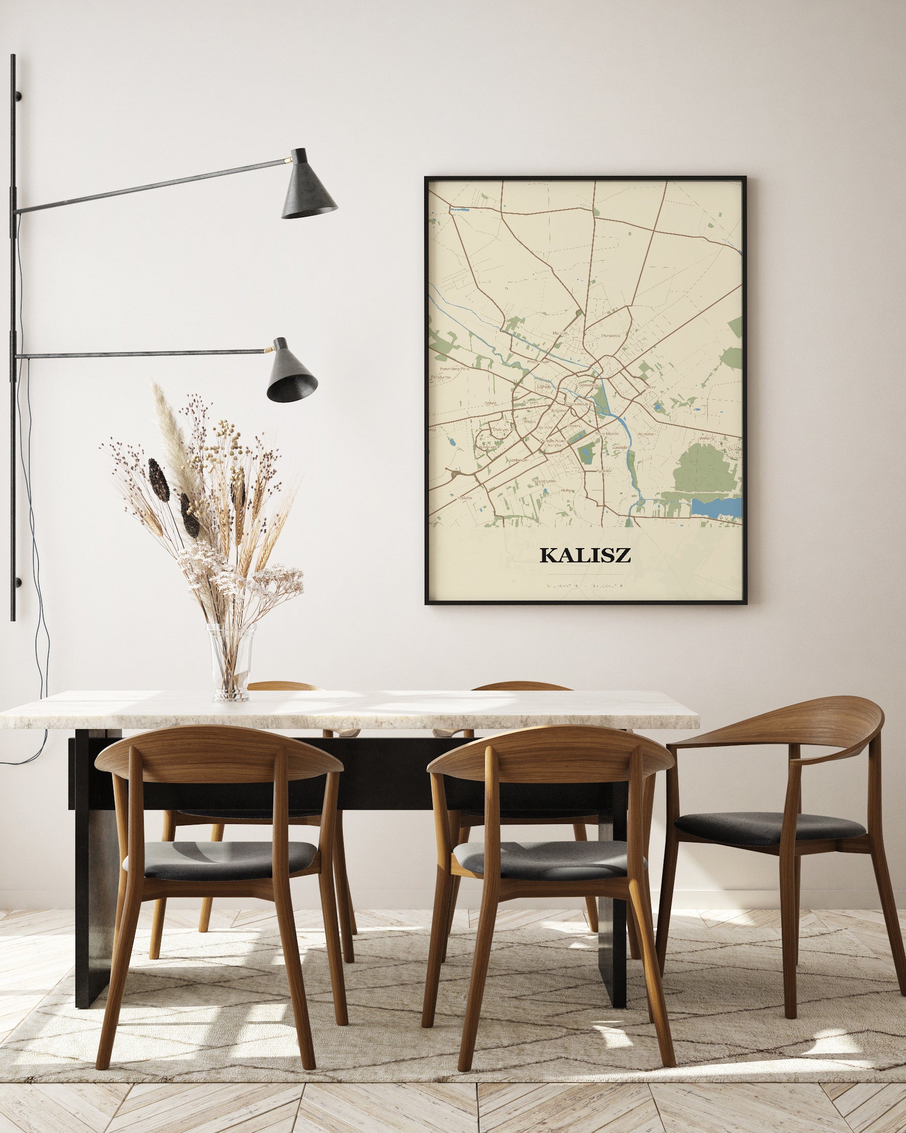 Plakat KALISZ - Mapa miasta, mapa miasta - 5