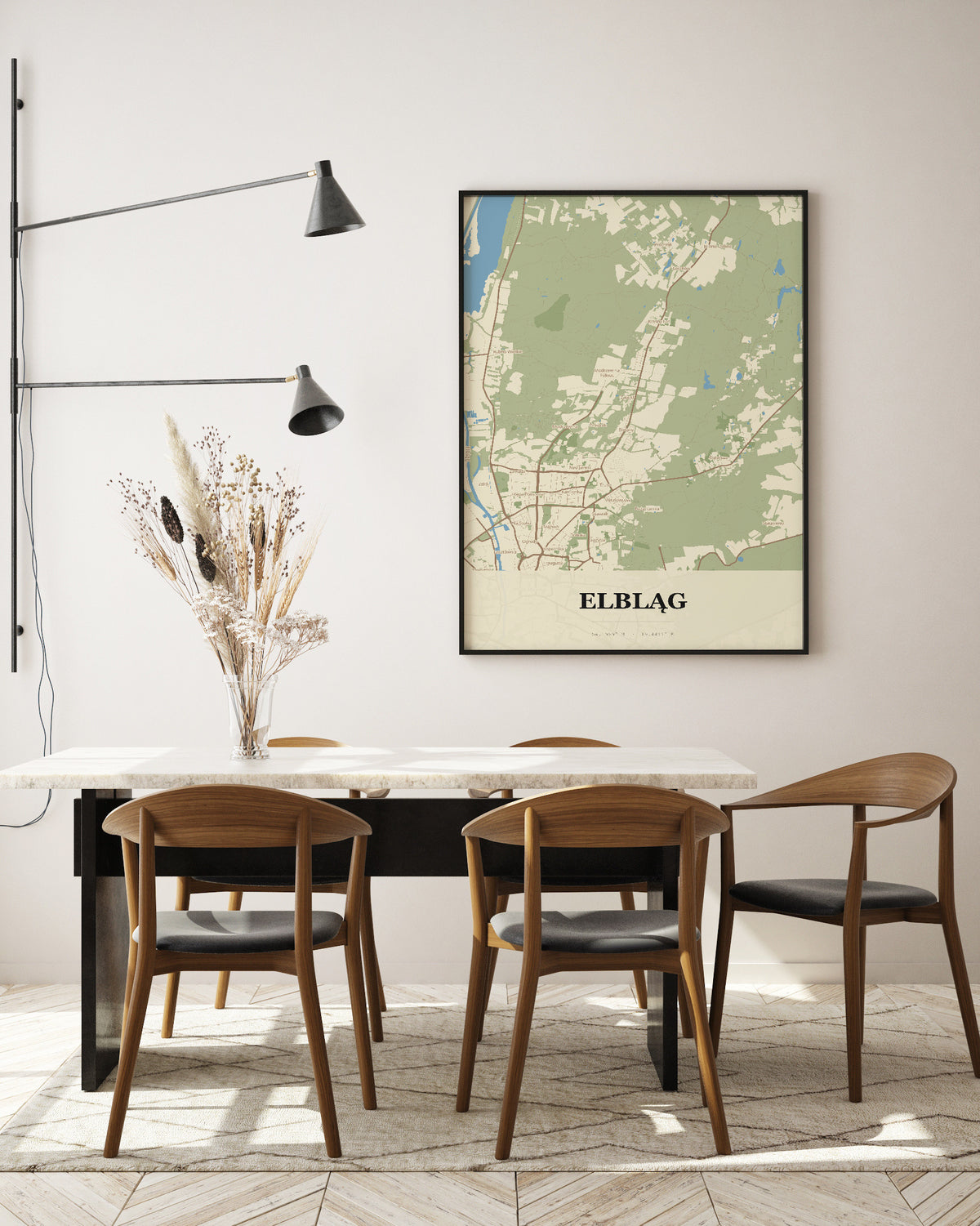 Poster ELBLĄG - Stadtplan - 5