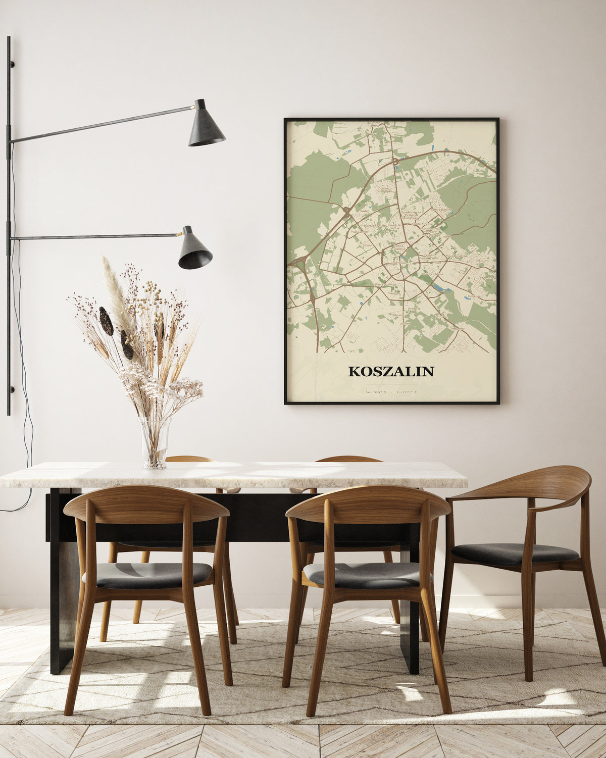 Poster KOSZALIN - Stadtkarte - Stadtkarte zur Wanddekoration - 5