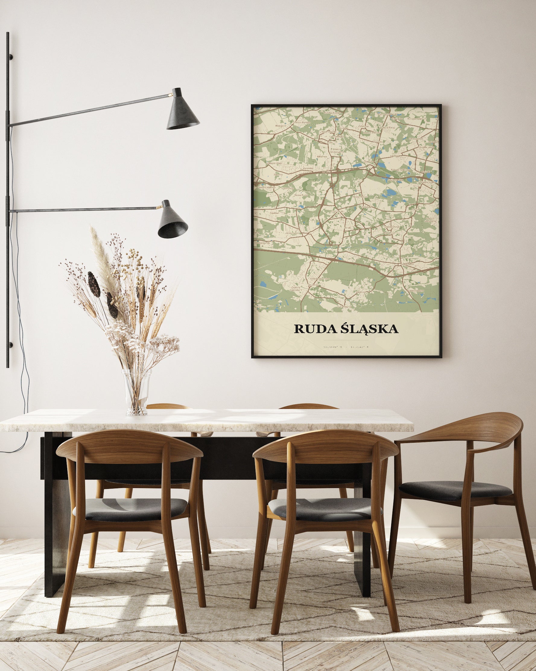 Plakat RUDA ŚLĄSKA - Mapa miasta, mapa miasta - 4