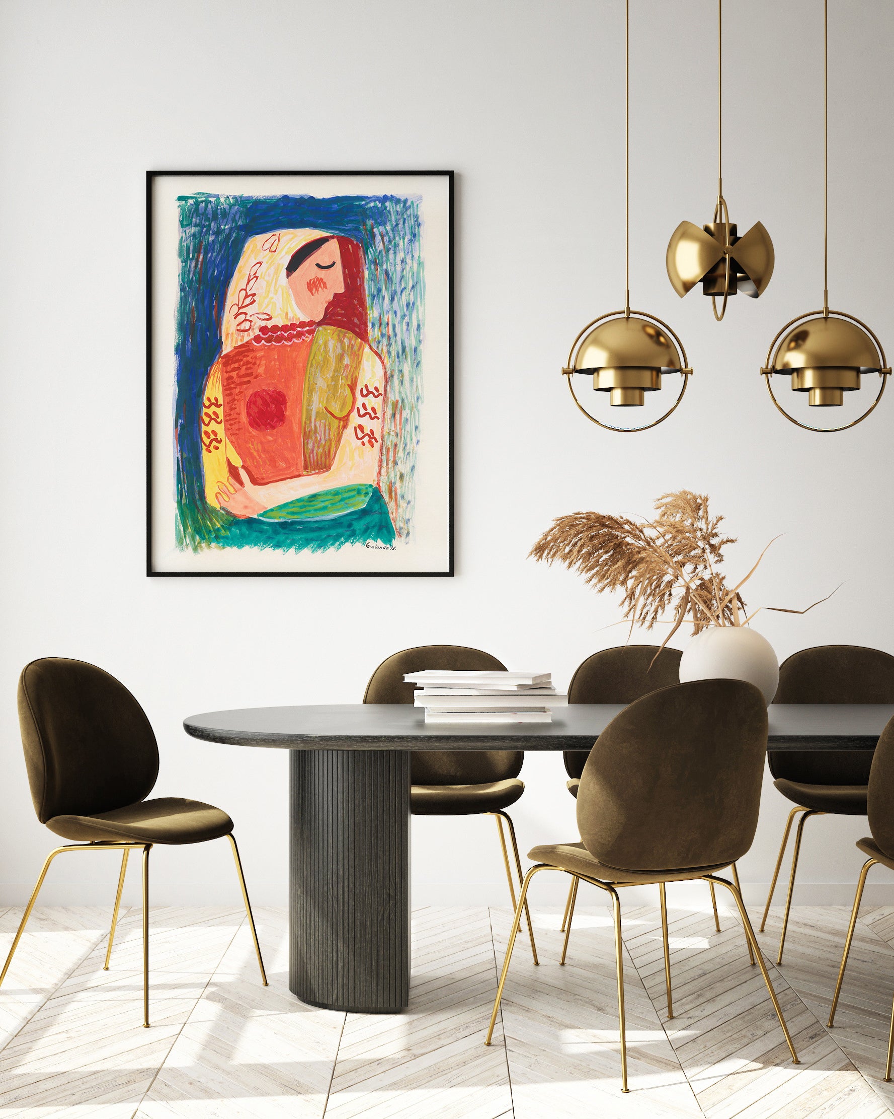Frau Galanda – Plakat mit Kunstwerk - 2