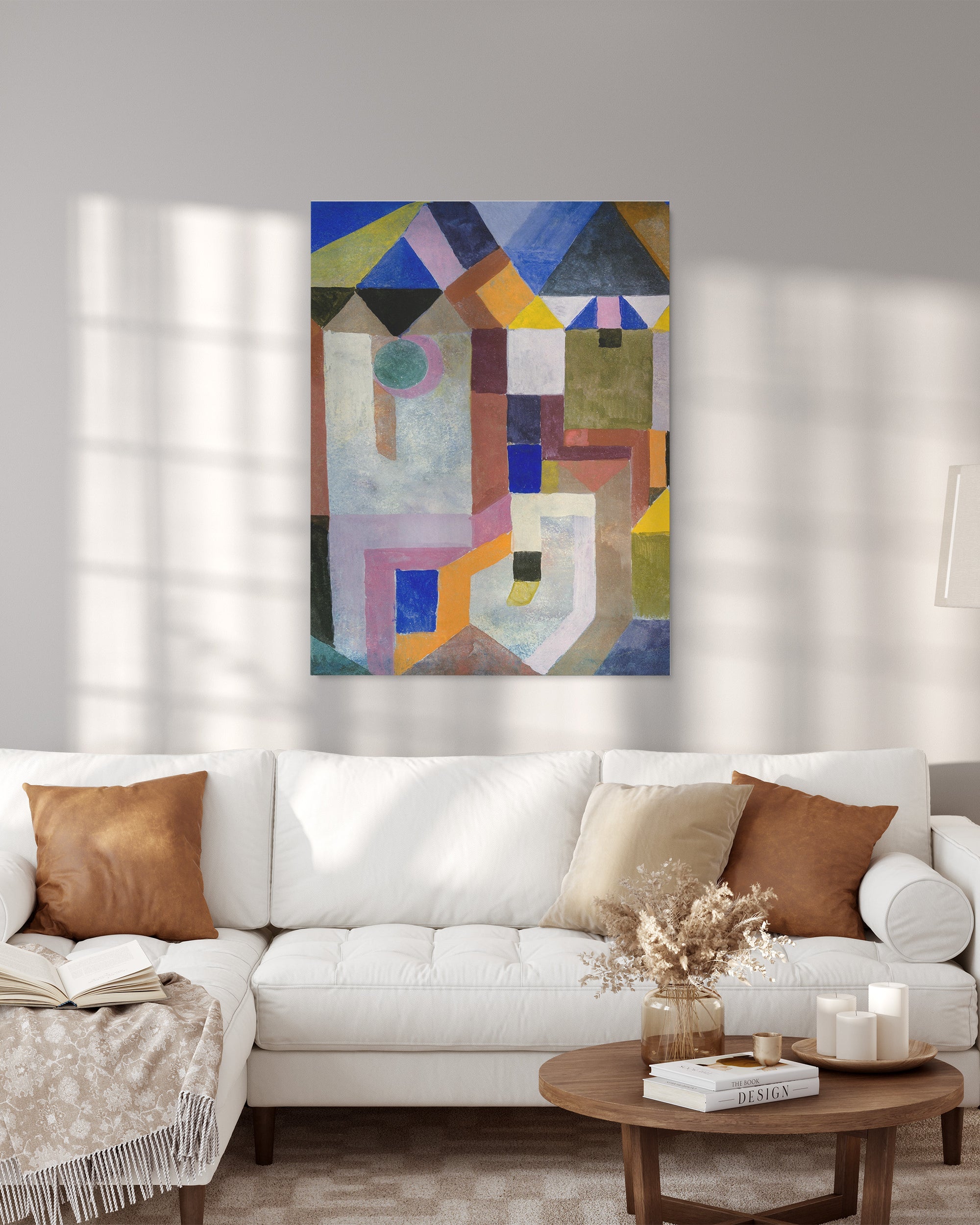 Canvas painting "Colorful Architecture" - Paul Klee - Colorful Architecture_Canvas for the living room.jpg