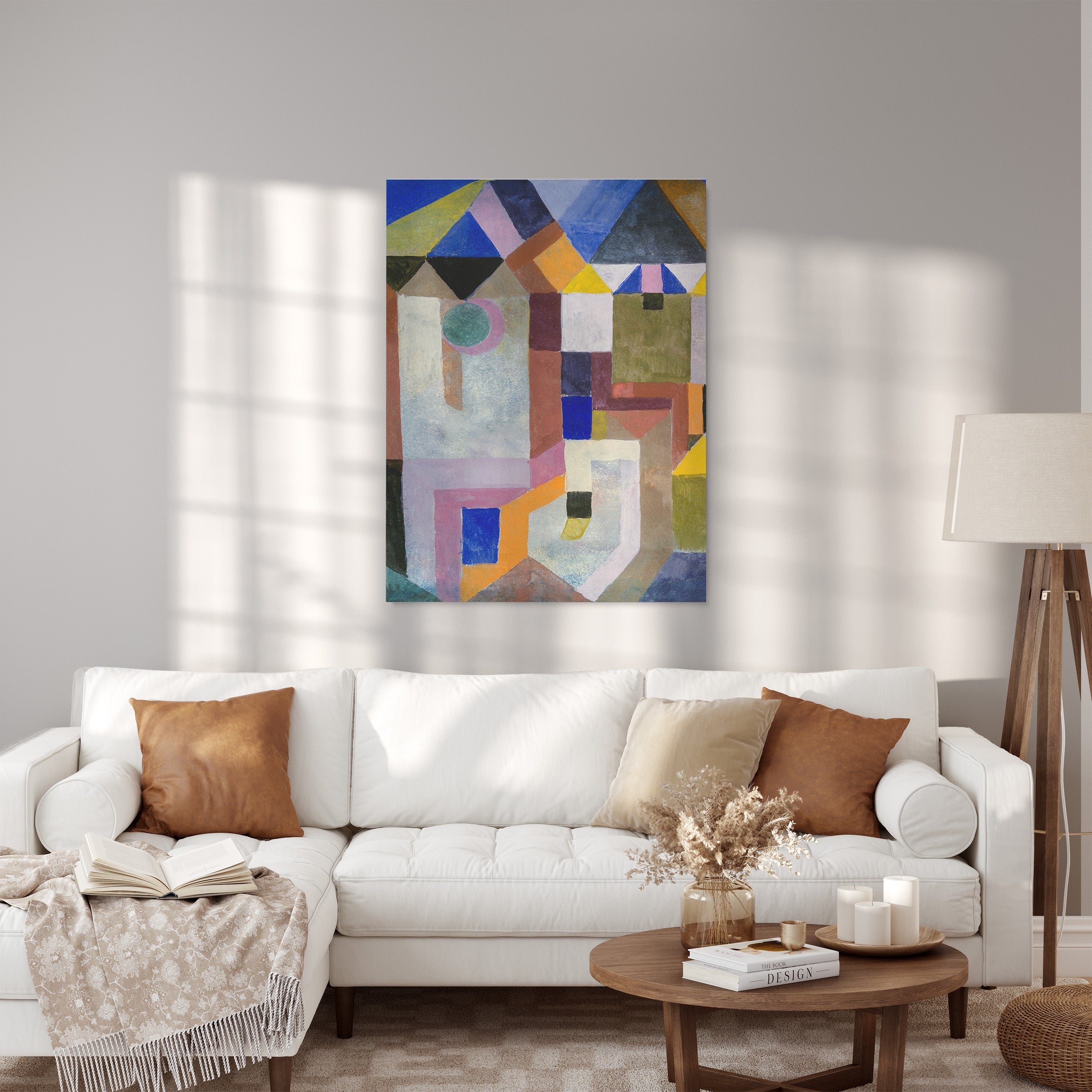 Canvas painting "Colorful Architecture" - Paul Klee - Colorful Architecture_Canvas for the living room.jpg