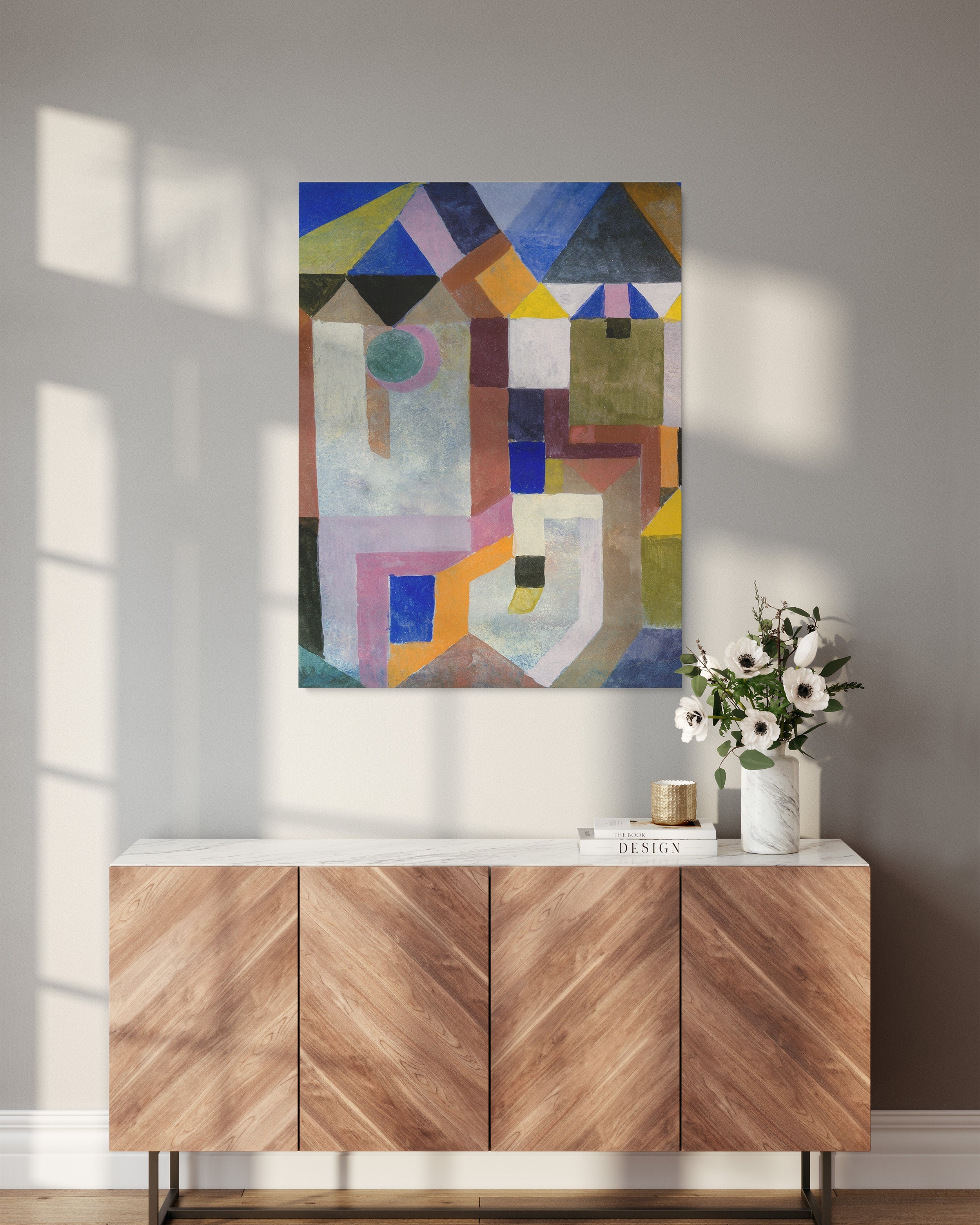 Canvas painting "Colorful Architecture" - Paul Klee - Colorful Architecture_Painting for a room.jpg