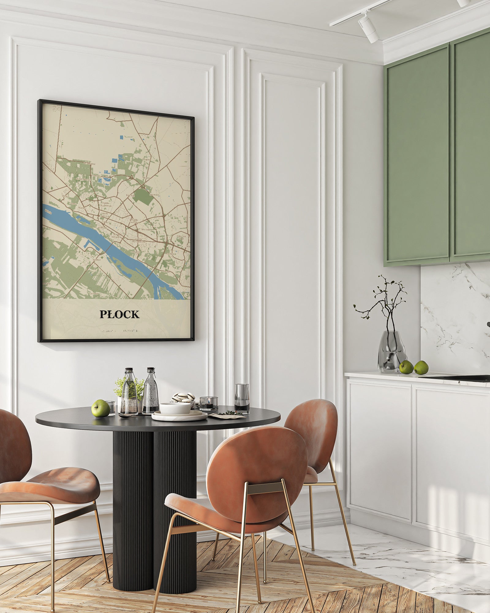 Plakat Płock – mapa miasta - 2